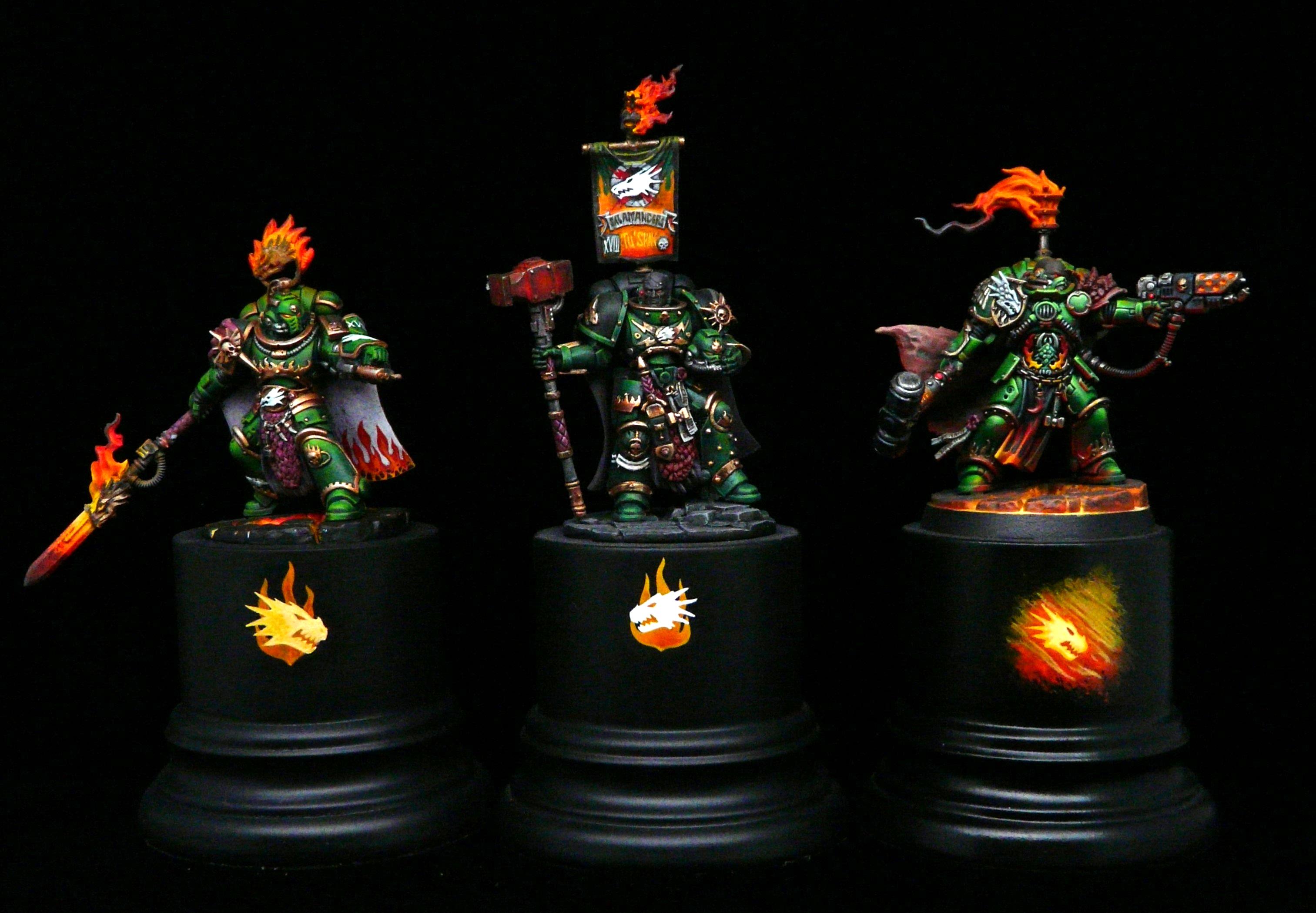 Adeptus Astartes, Adrax Agatone, Father Of The Forge, Primaris, Salamanders, Space Marines, Tu'shan, Vulkan He'stan