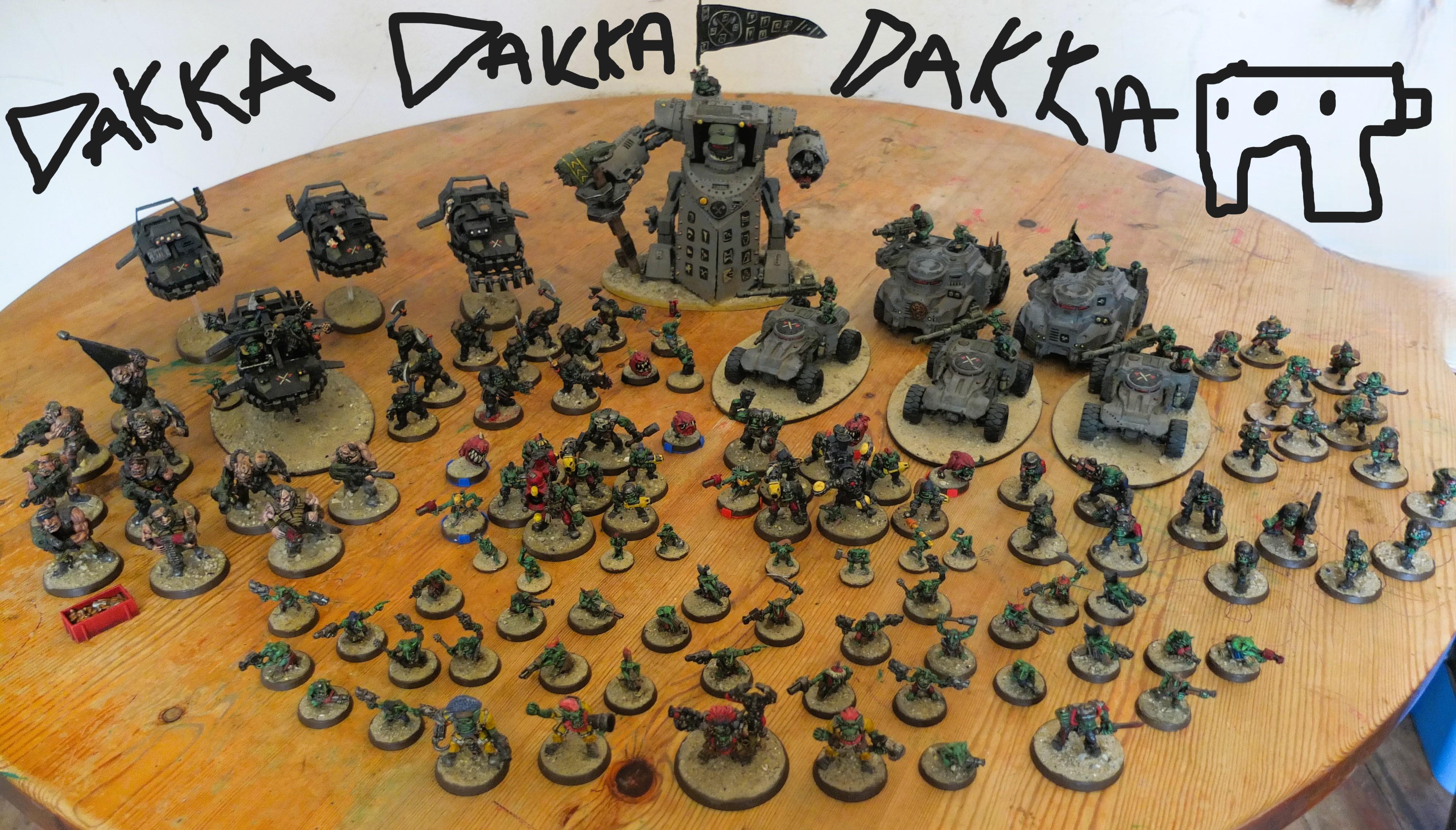 Army, Blood Axe, Orks, Warband