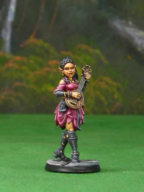 Ryelle Rainheather, Female Elf Bard