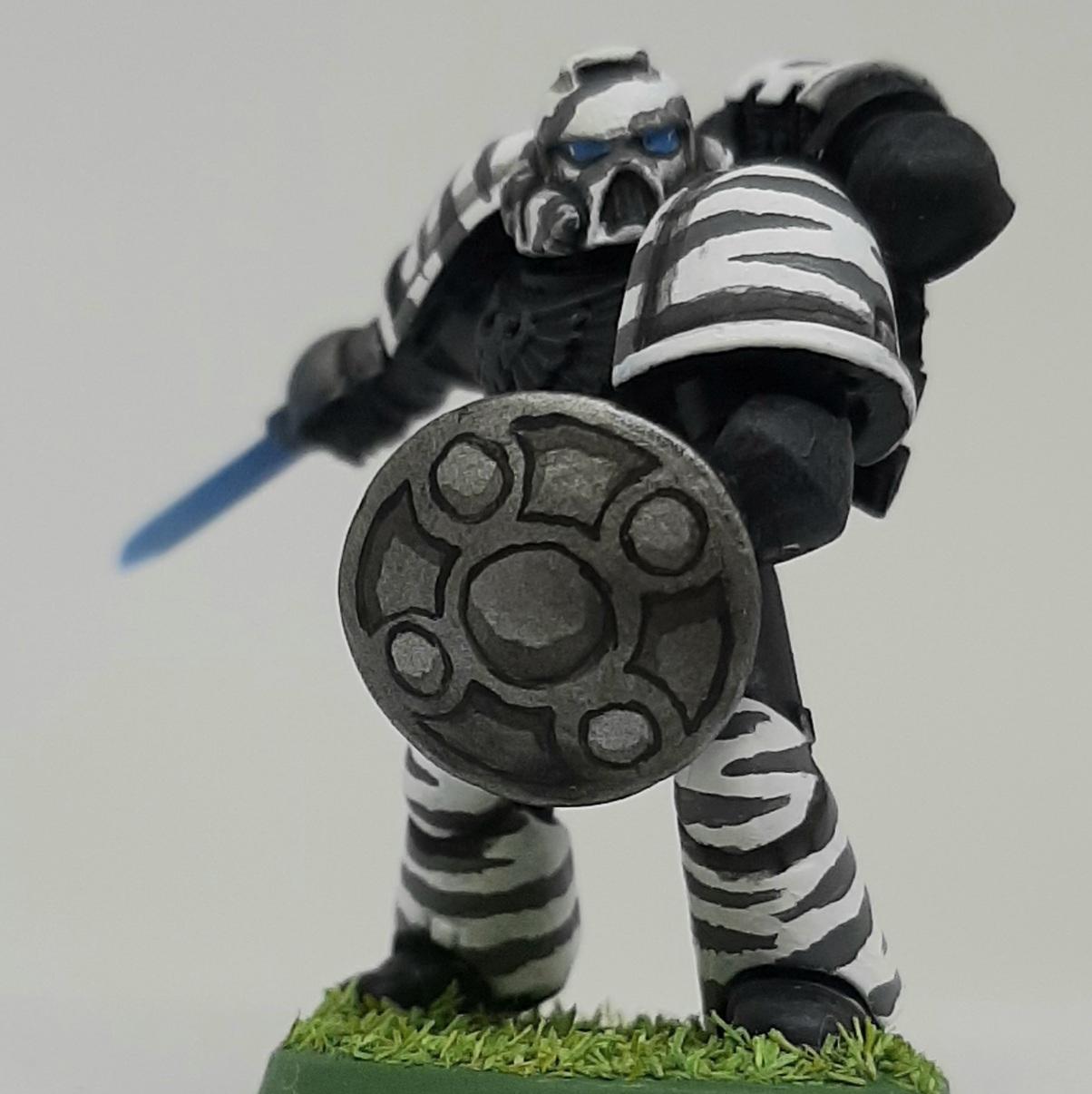 Adeptus, Astartes, Camouflage, Conversion, Dandpatta, Fighting, India, Jungle, Pata, Patta, Pattern, Shield, Space, Space Marines, Stripes, Tiger, Tigers, Trees, Veda, Veteran, White