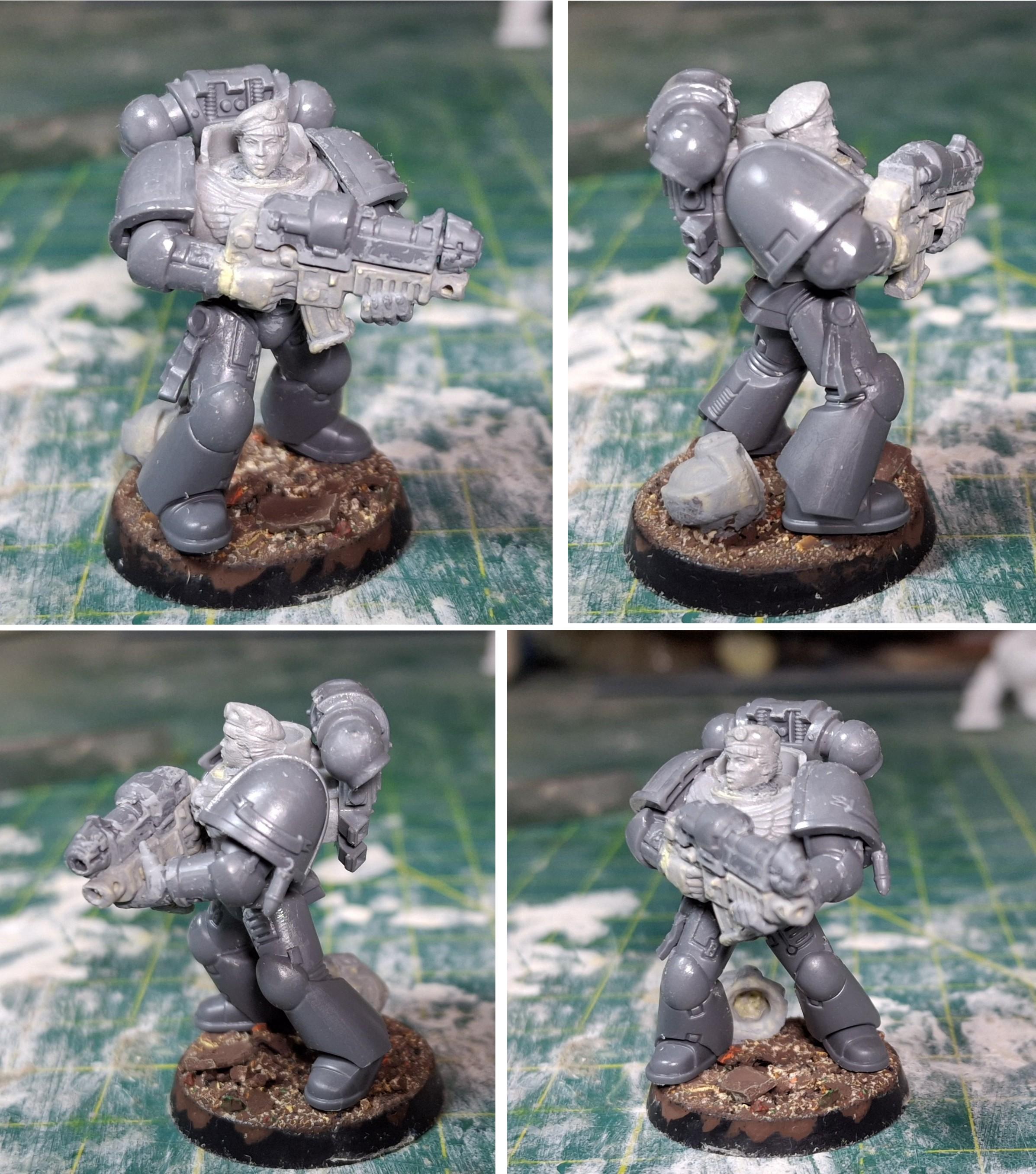 Female Space Marine wip 2