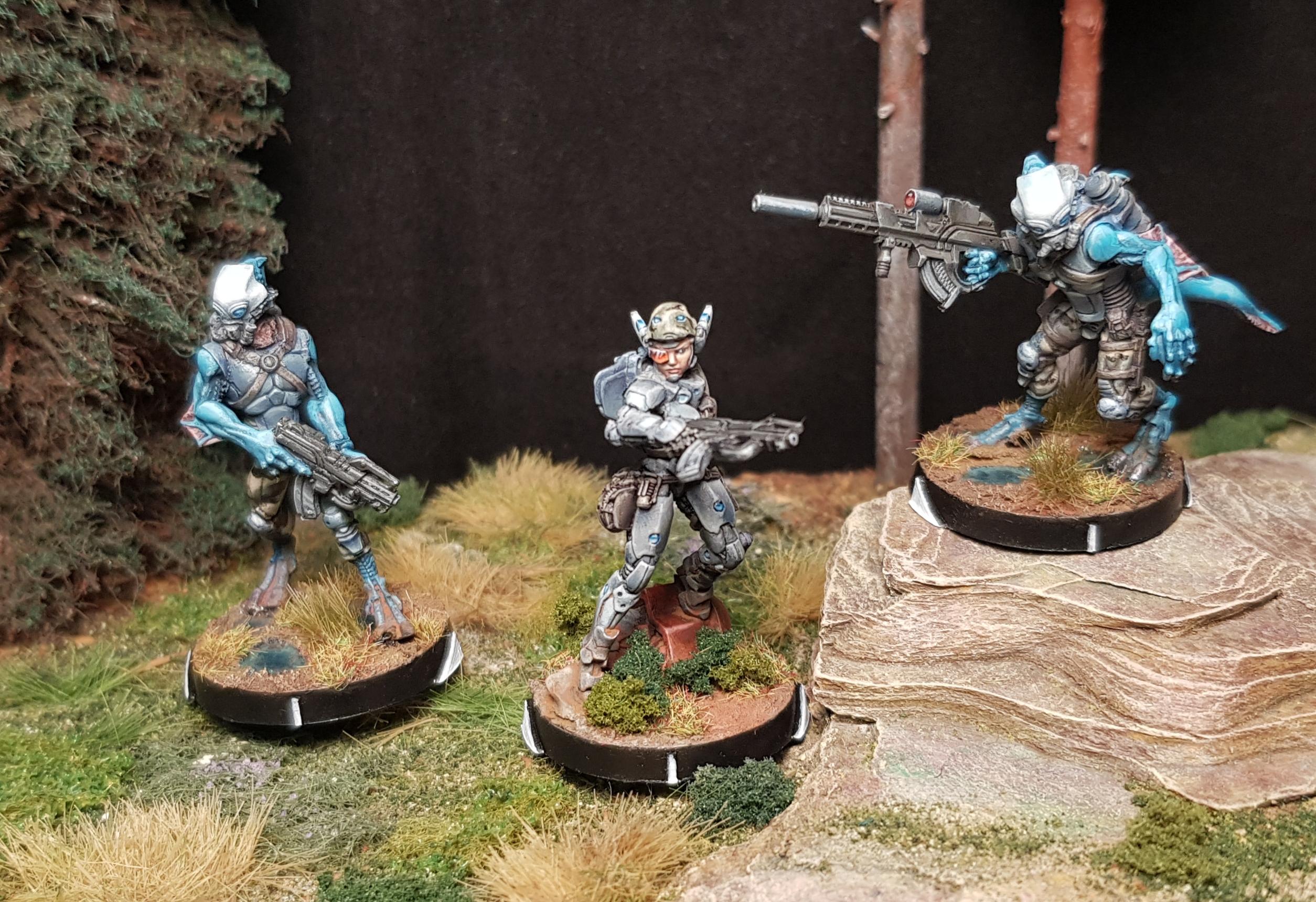 Helot, Infinity, Orc Troop, Pan Oceania, Pano, Patsy Garnett