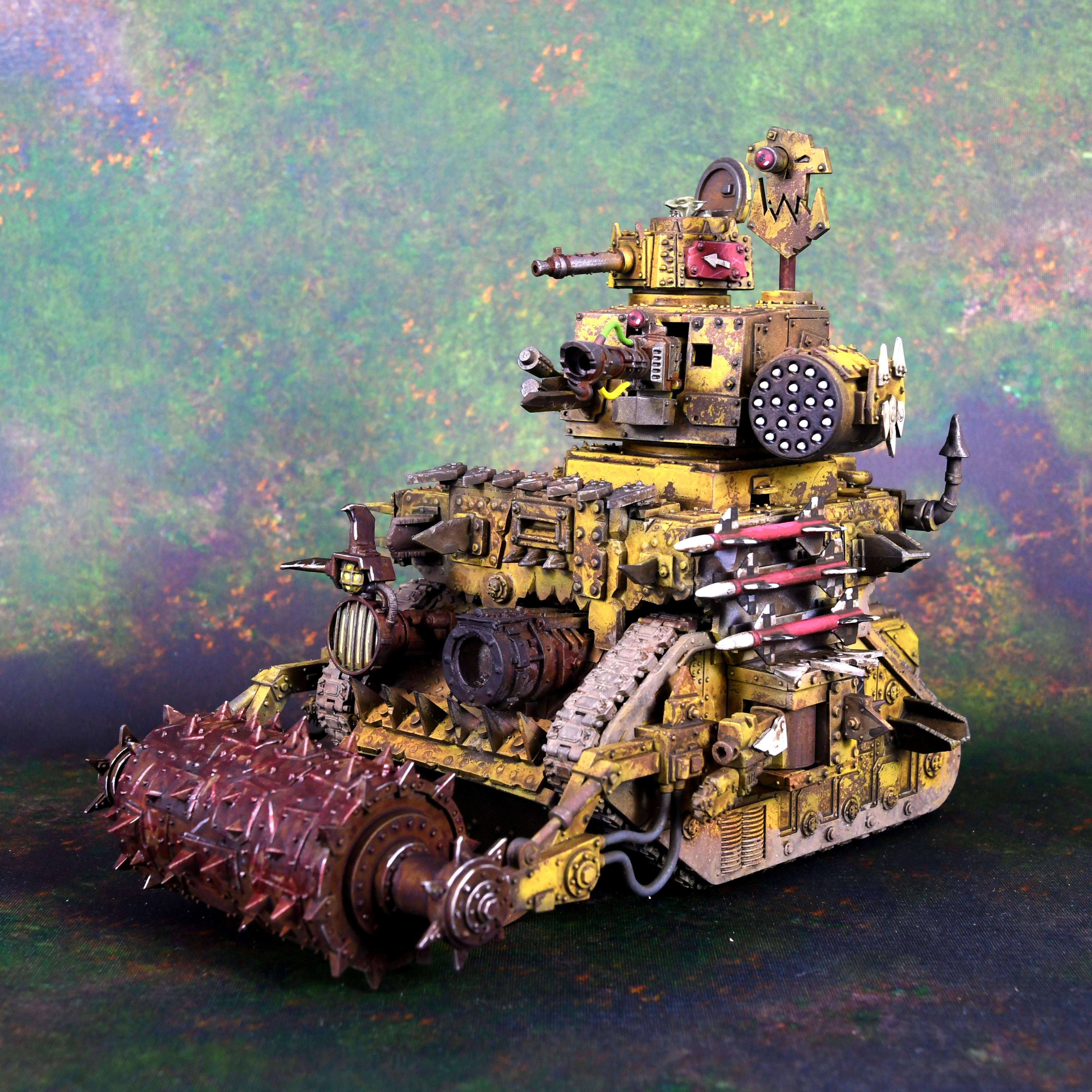 Bad Moons, Battlewagon, Conversion, Leman Russ, Orks