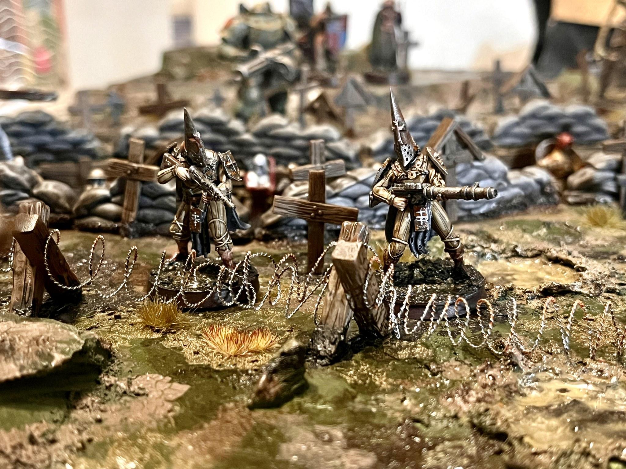 Barbed Wire, Resin, Resinminiaatures, Trench, Trench Crusade, Trenchcrusade, Wwi