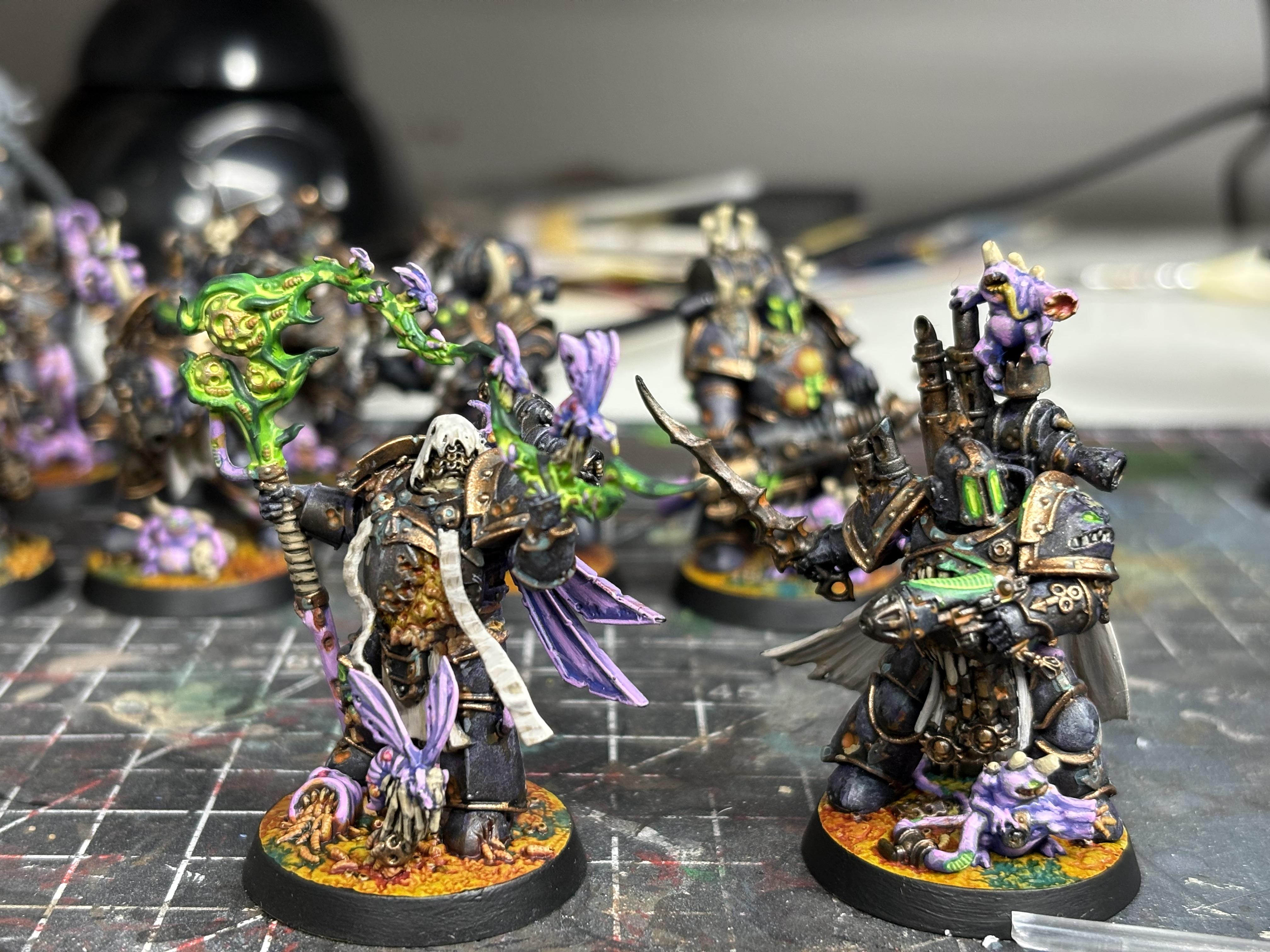 Chaos Space Marines, Death Guard, Kill Team, Plague Marines, Series 3, Space Marine Heroes, Space Marines, Warhammer 40,000