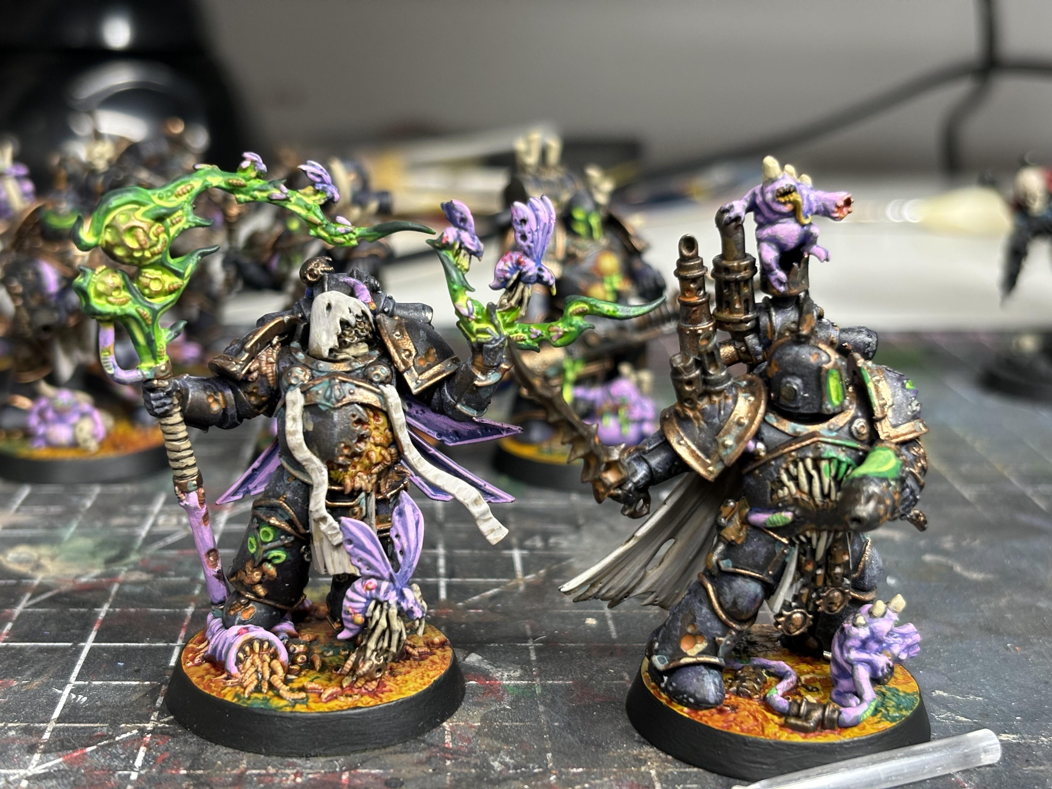 Chaos Space Marines, Death Guard, Kill Team, Plague Marines, Series 3, Space Marine Heroes, Space Marines, Warhammer 40,000