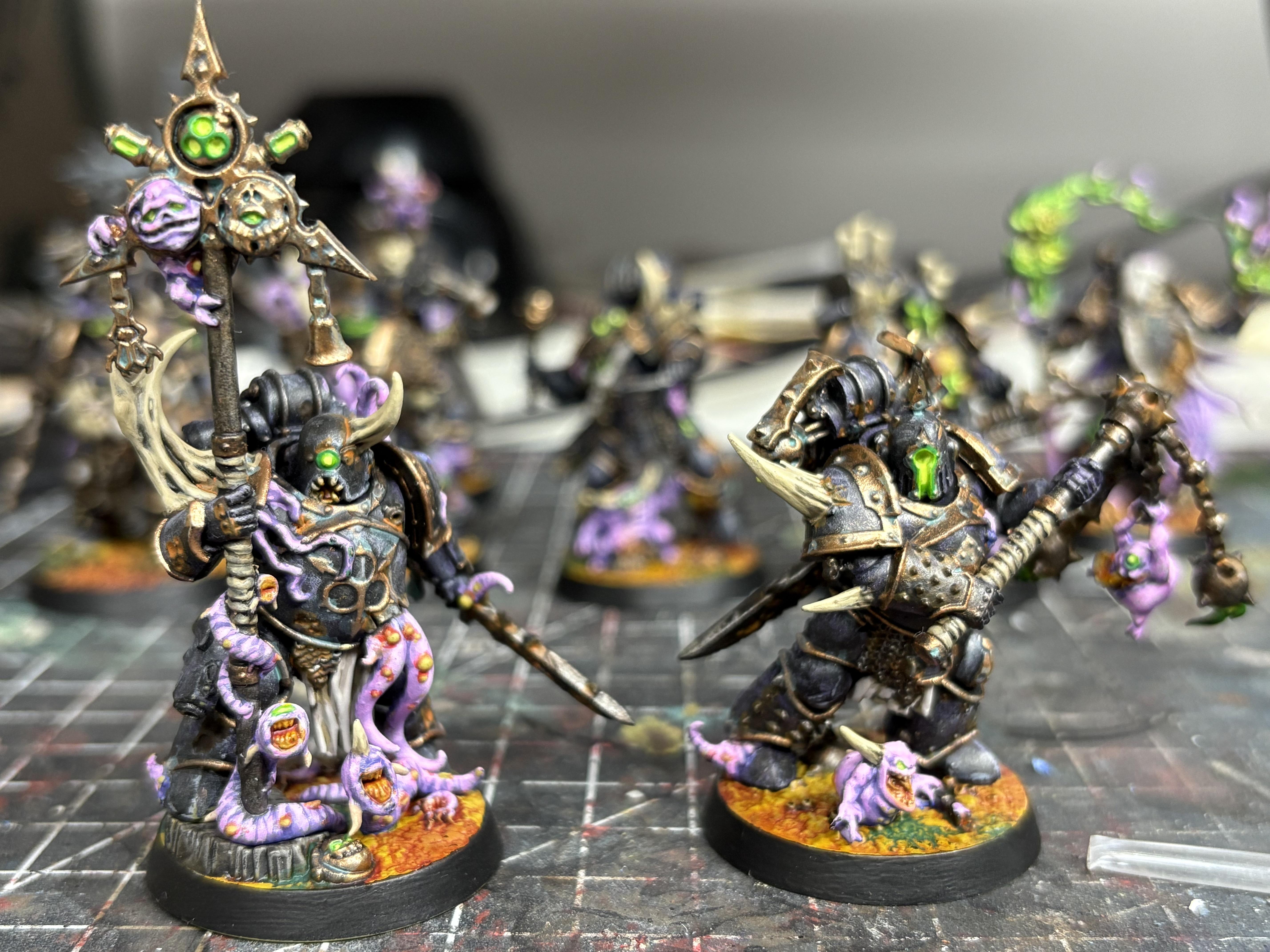 Chaos Space Marines, Death Guard, Kill Team, Plague Marines, Series 3, Space Marine Heroes, Space Marines, Warhammer 40,000