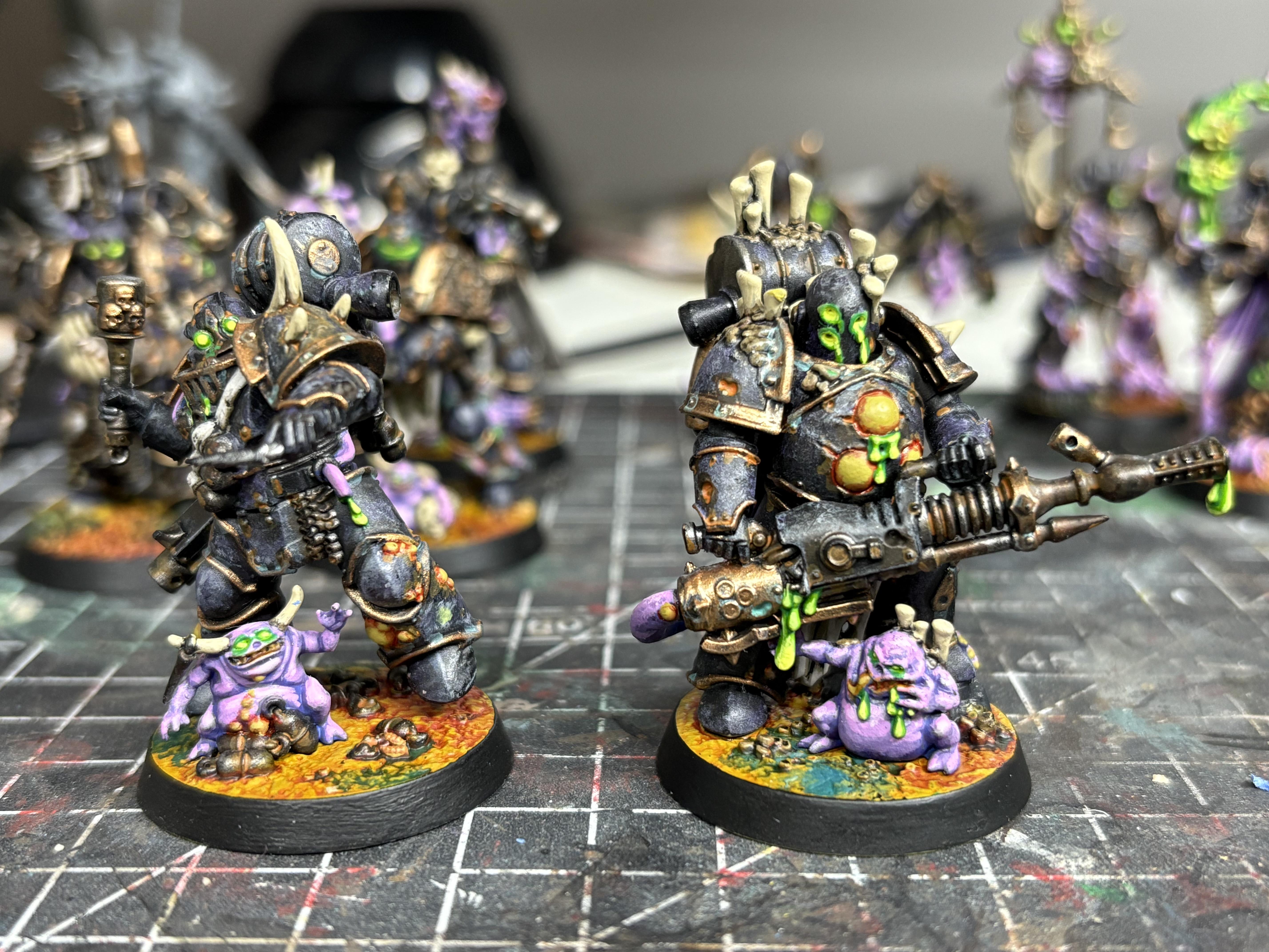 Chaos Space Marines, Death Guard, Kill Team, Plague Marines, Series 3, Space Marine Heroes, Space Marines, Warhammer 40,000