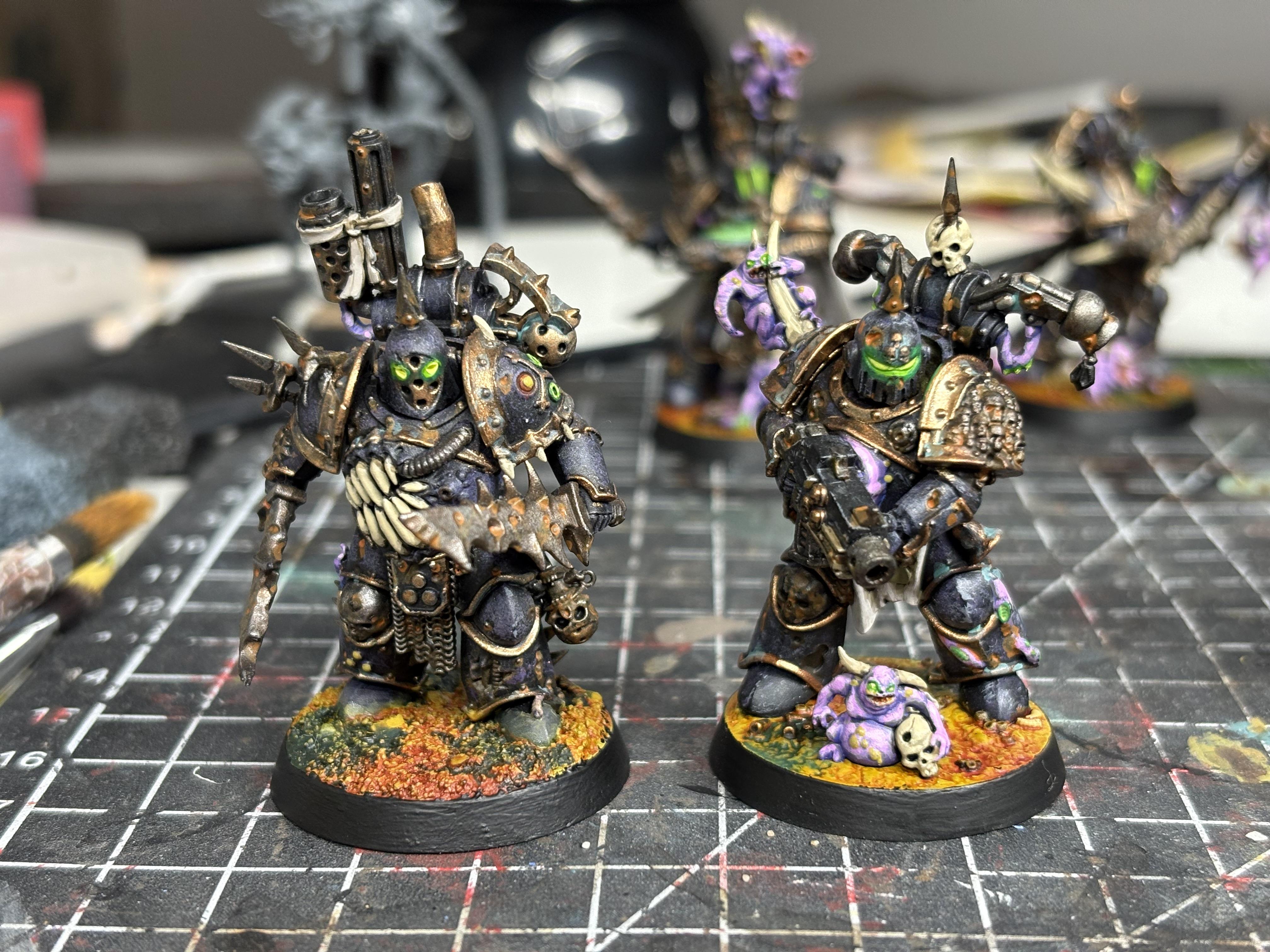 Chaos Space Marines, Death Guard, Kill Team, Plague Marines, Series 3, Space Marine Heroes, Space Marines, Warhammer 40,000