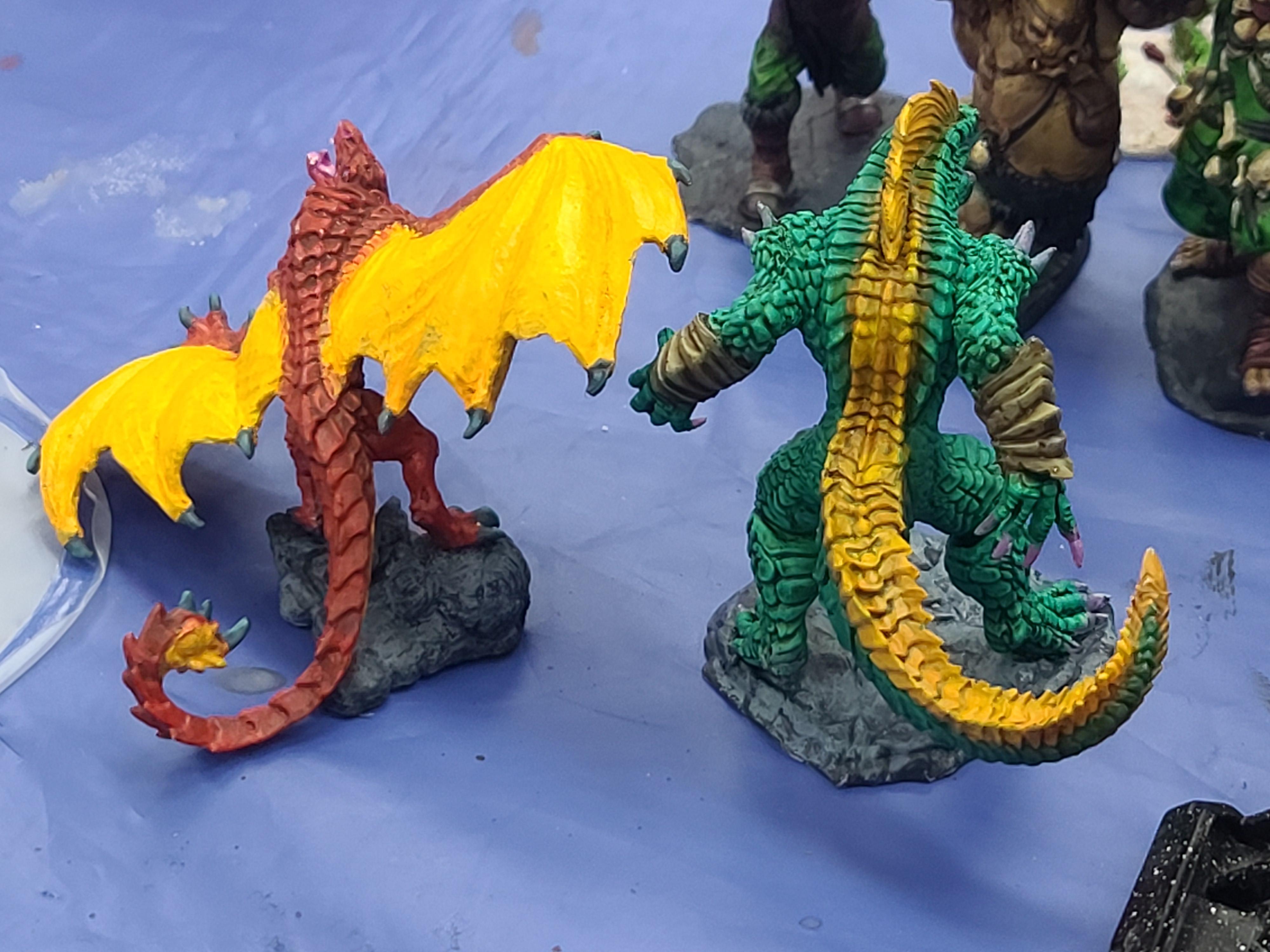 Deep Cuts, Dungeons And Dragons, Lizardman Render, Lizardmen, Nolozurs, Reaper Miniatures, Wyvern