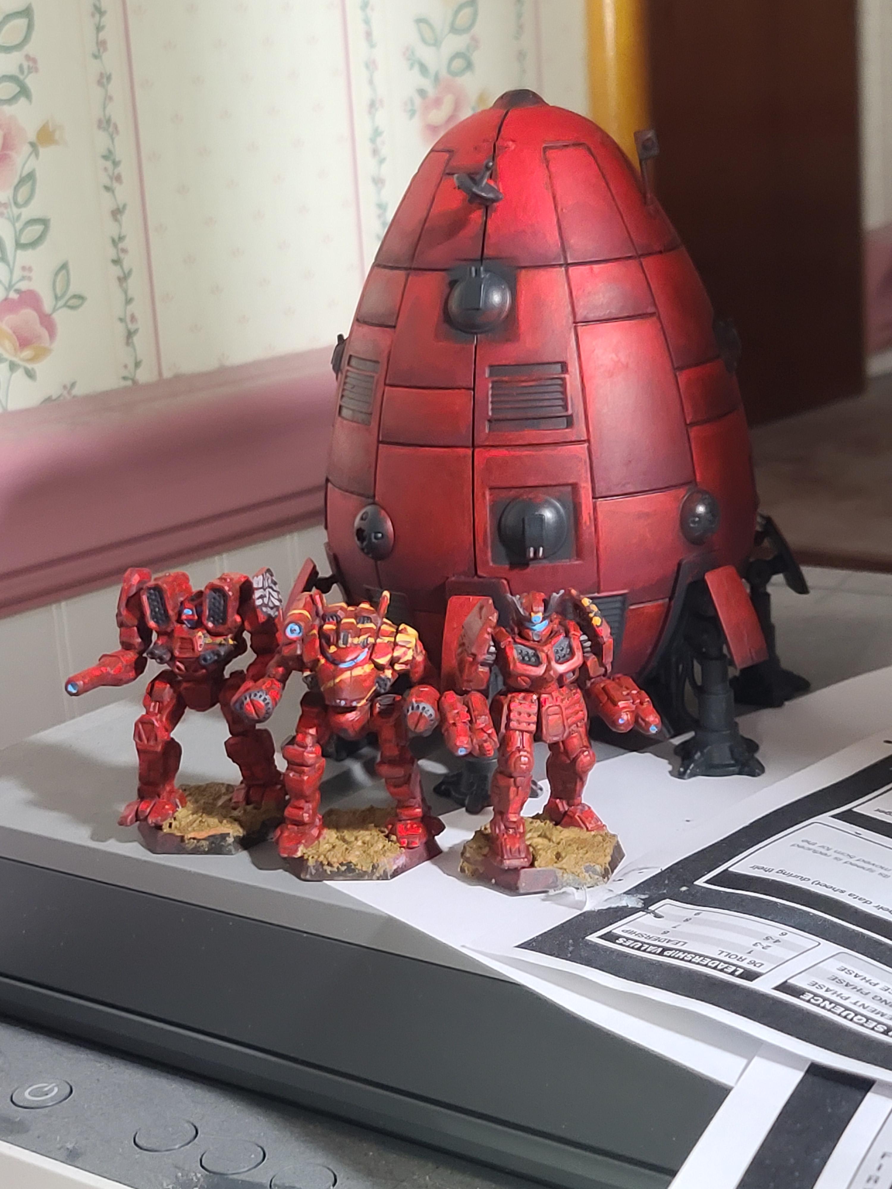 Battletech, Catalyst Game Labs, Dropship, Hatamoto Chi, Mauler, Mech, Overlord, Shogun