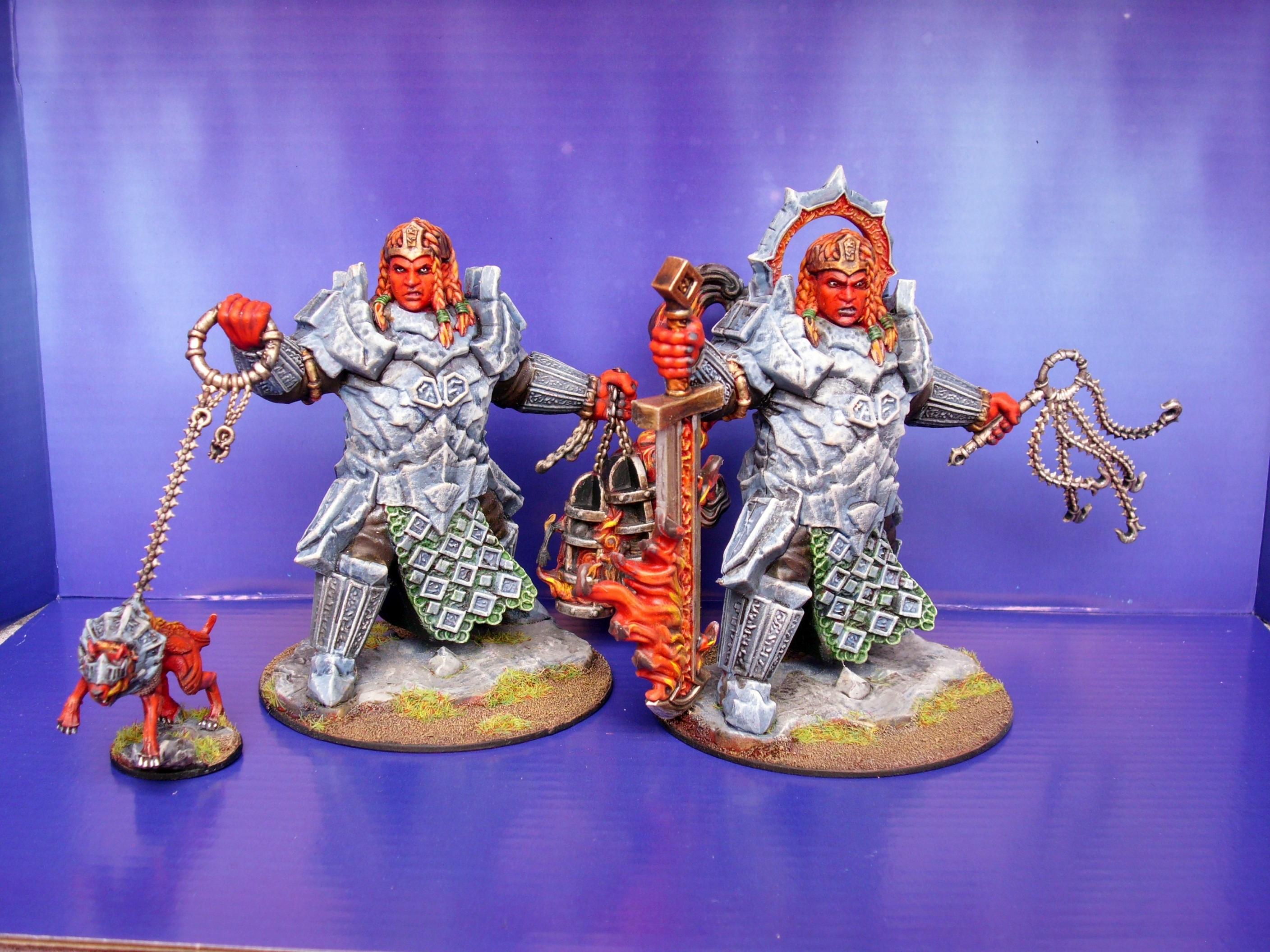 Dungeons And Dragons, Fire Giants, Hellhounds, Monsters, Nolzur's Marvellous Miniatures, Rpg
