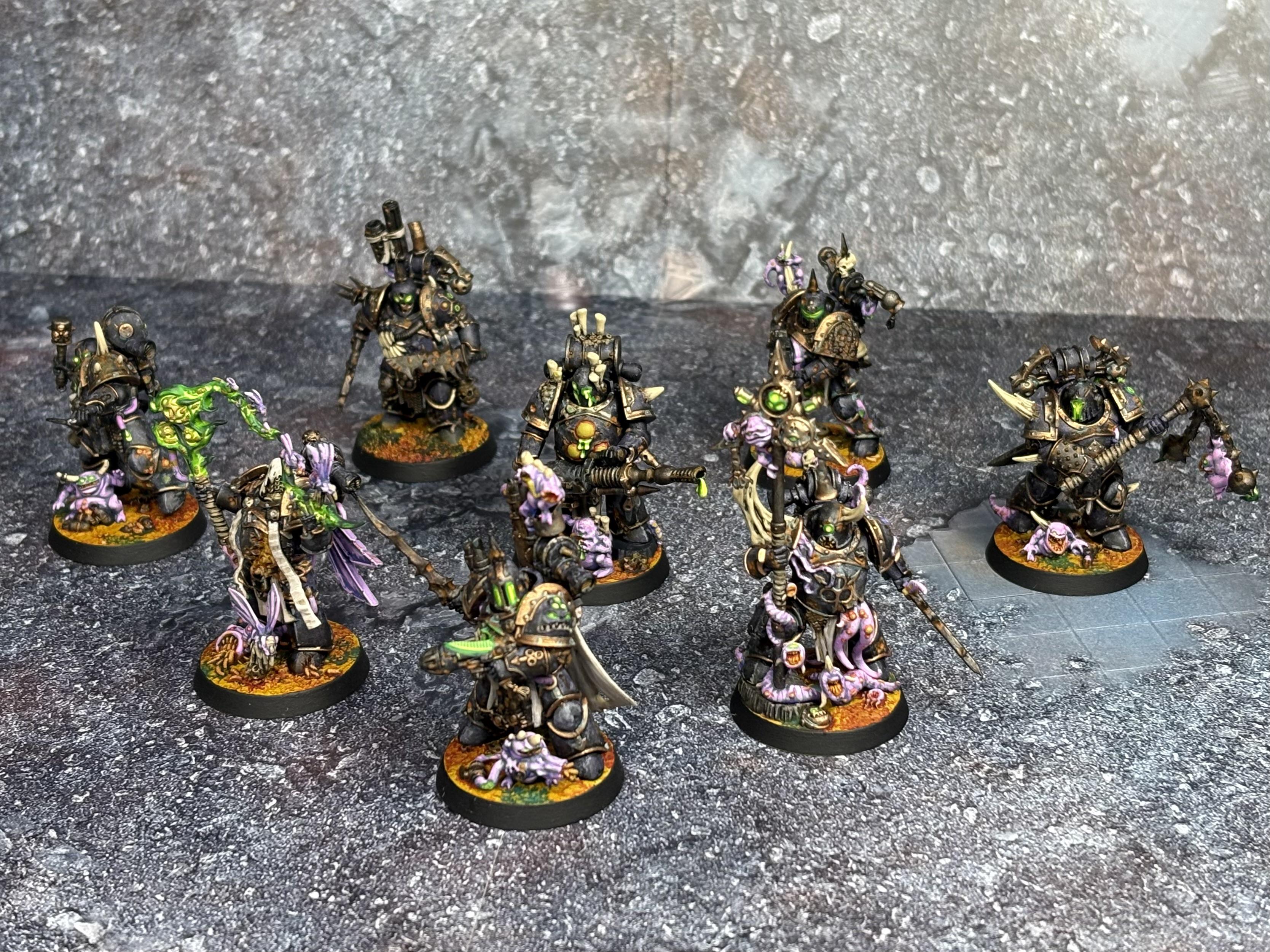 Chaos Space Marines, Kill Team, Plague Marines, Series 3, Space Marine Heroes, Space Marines, Warhammer 40,000