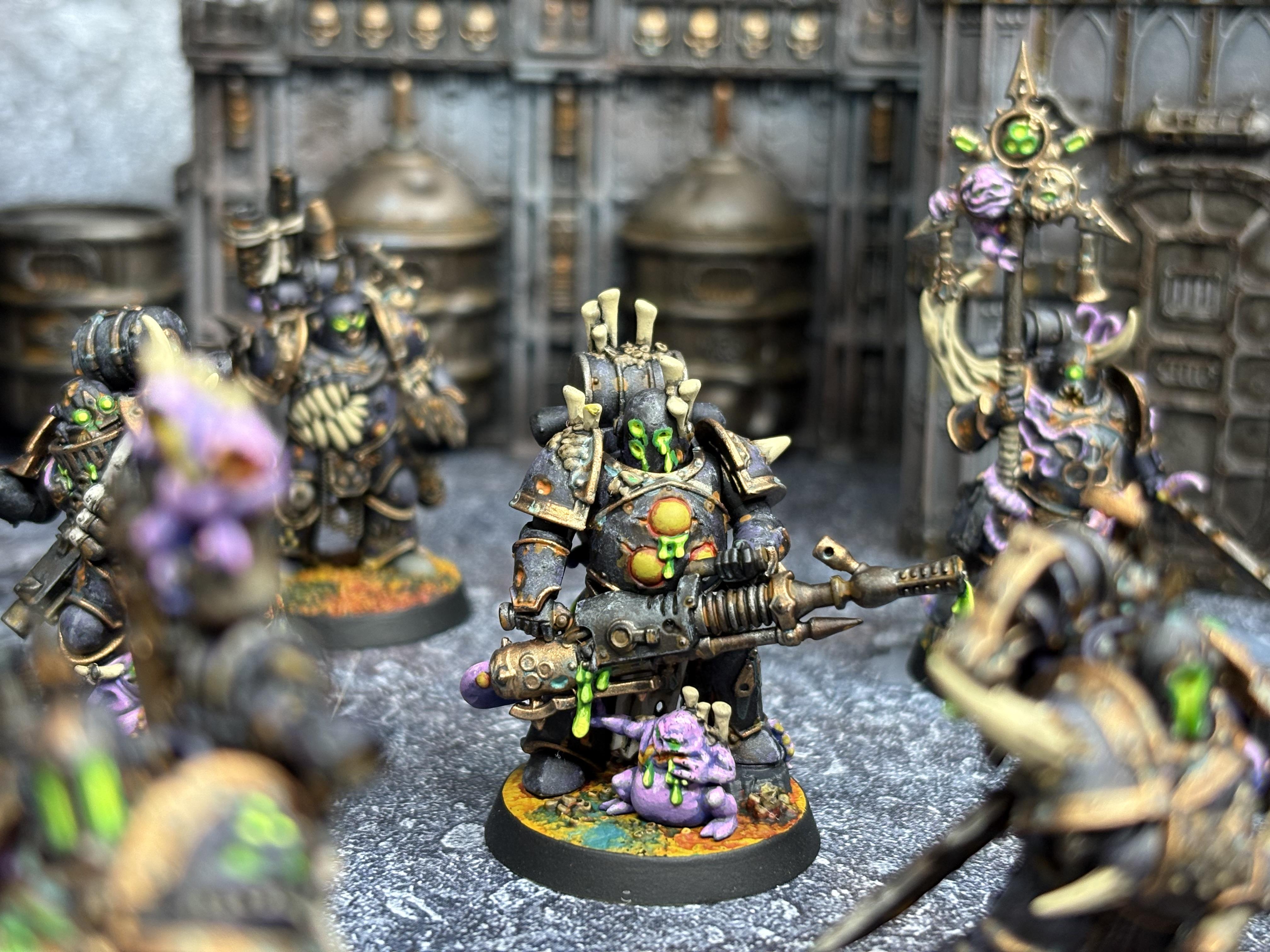 Chaos Space Marines, Kill Team, Plague Marines, Series 3, Space Marine Heroes, Space Marines, Warhammer 40,000
