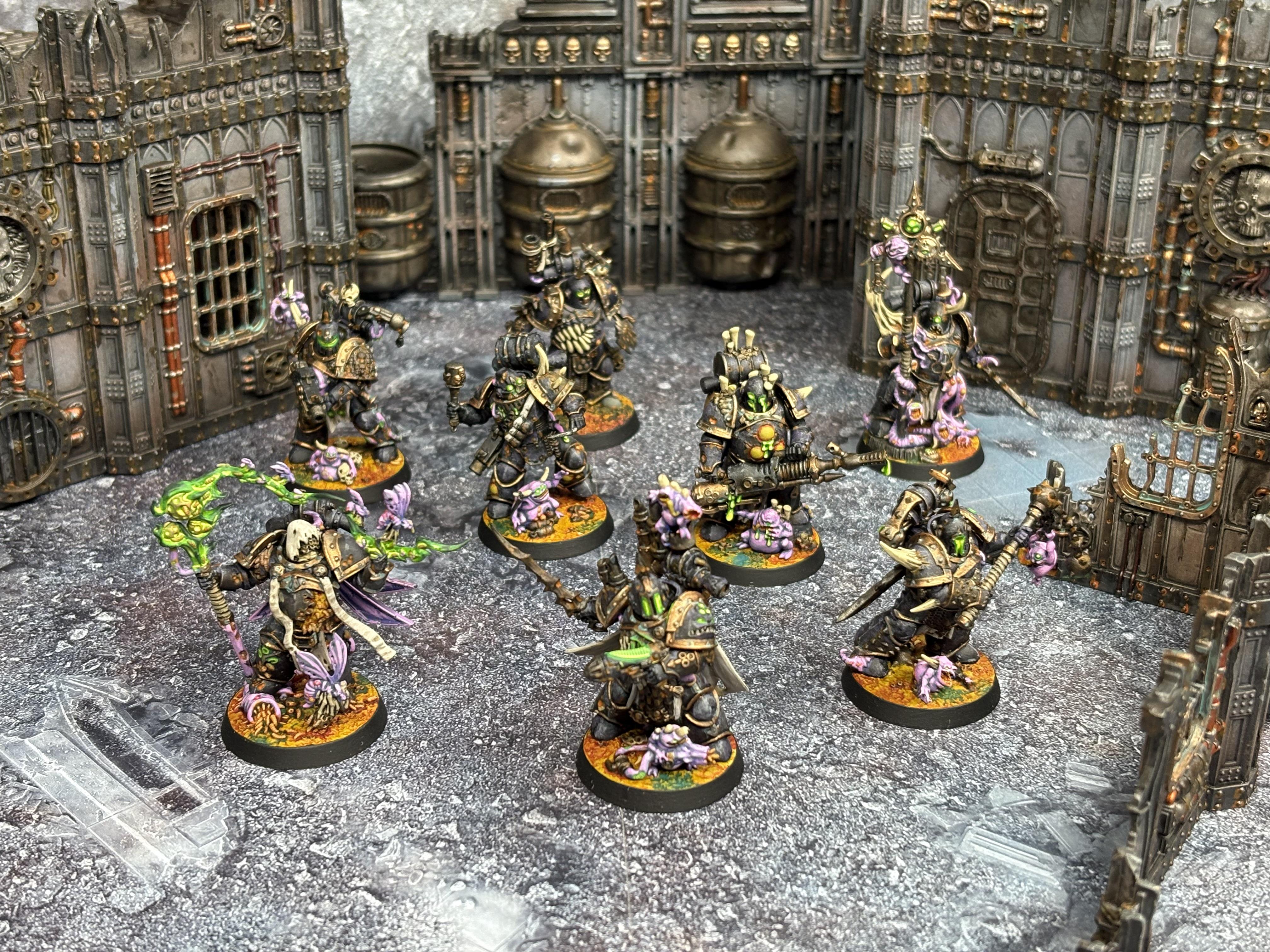 Chaos Space Marines, Kill Team, Plague Marines, Series 3, Space Marine Heroes, Space Marines, Warhammer 40,000
