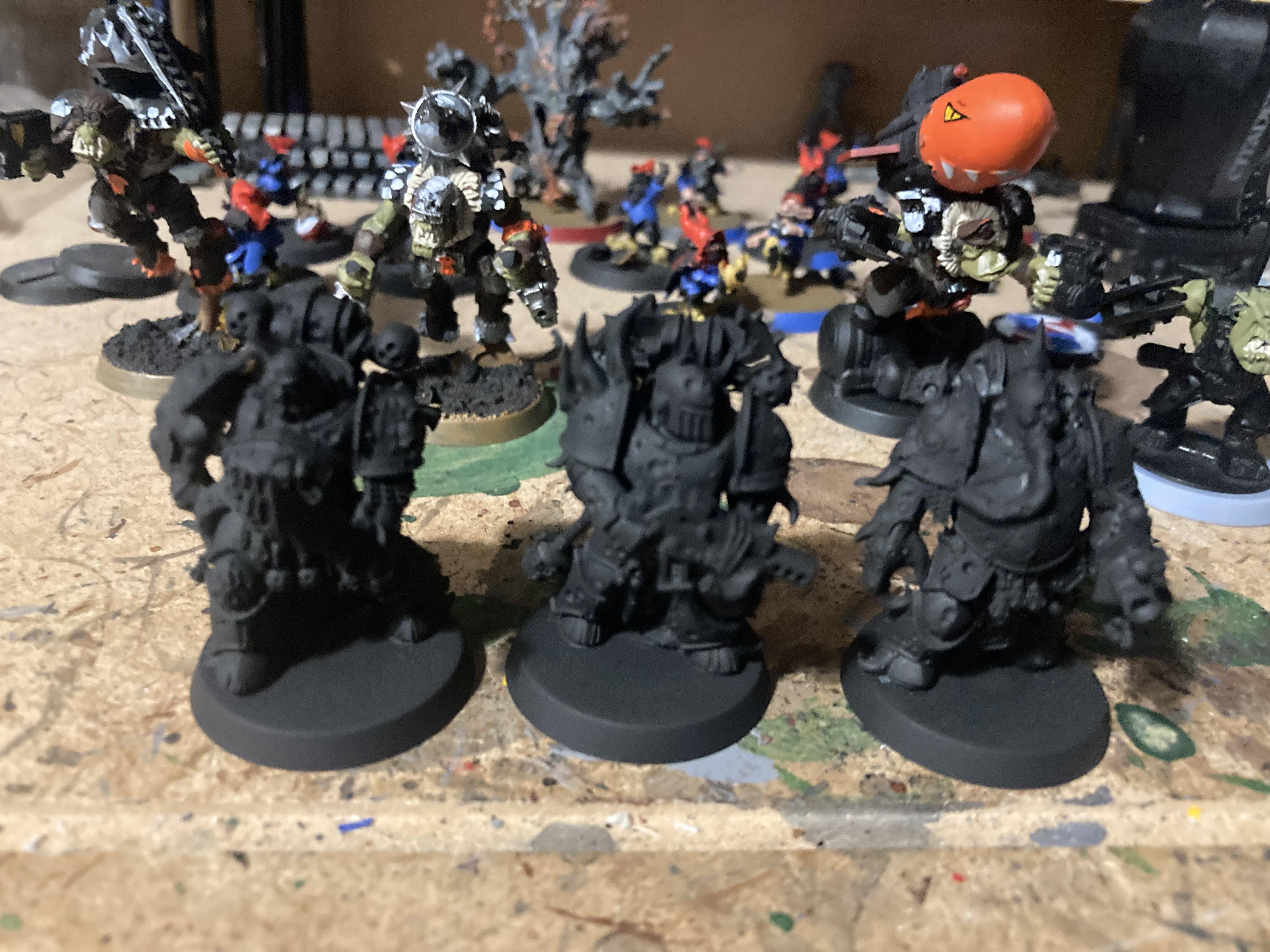 Blackstone Fortress, Death Guard, Plague Marines, Work In Progress