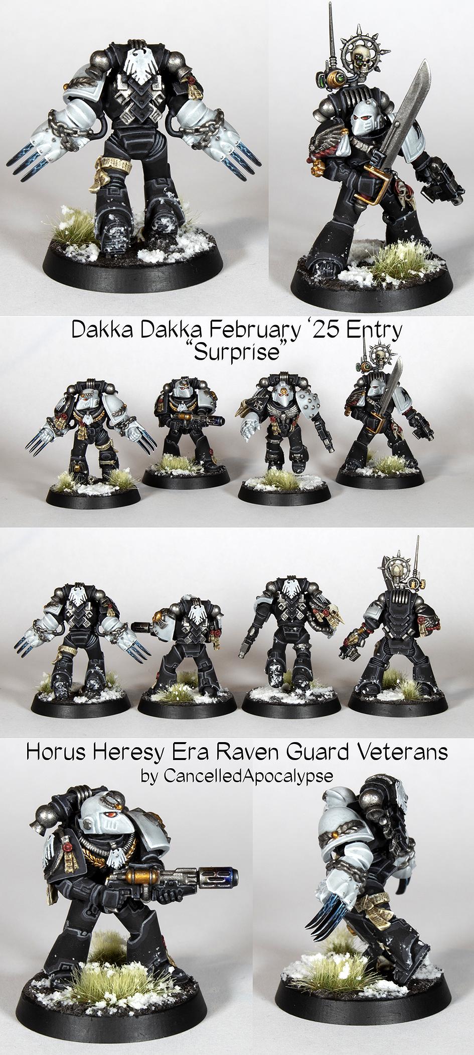 30k, Astartes, Horus Heresy, Raven Guard, Space Marines, Veteran, Warhammer 40,000