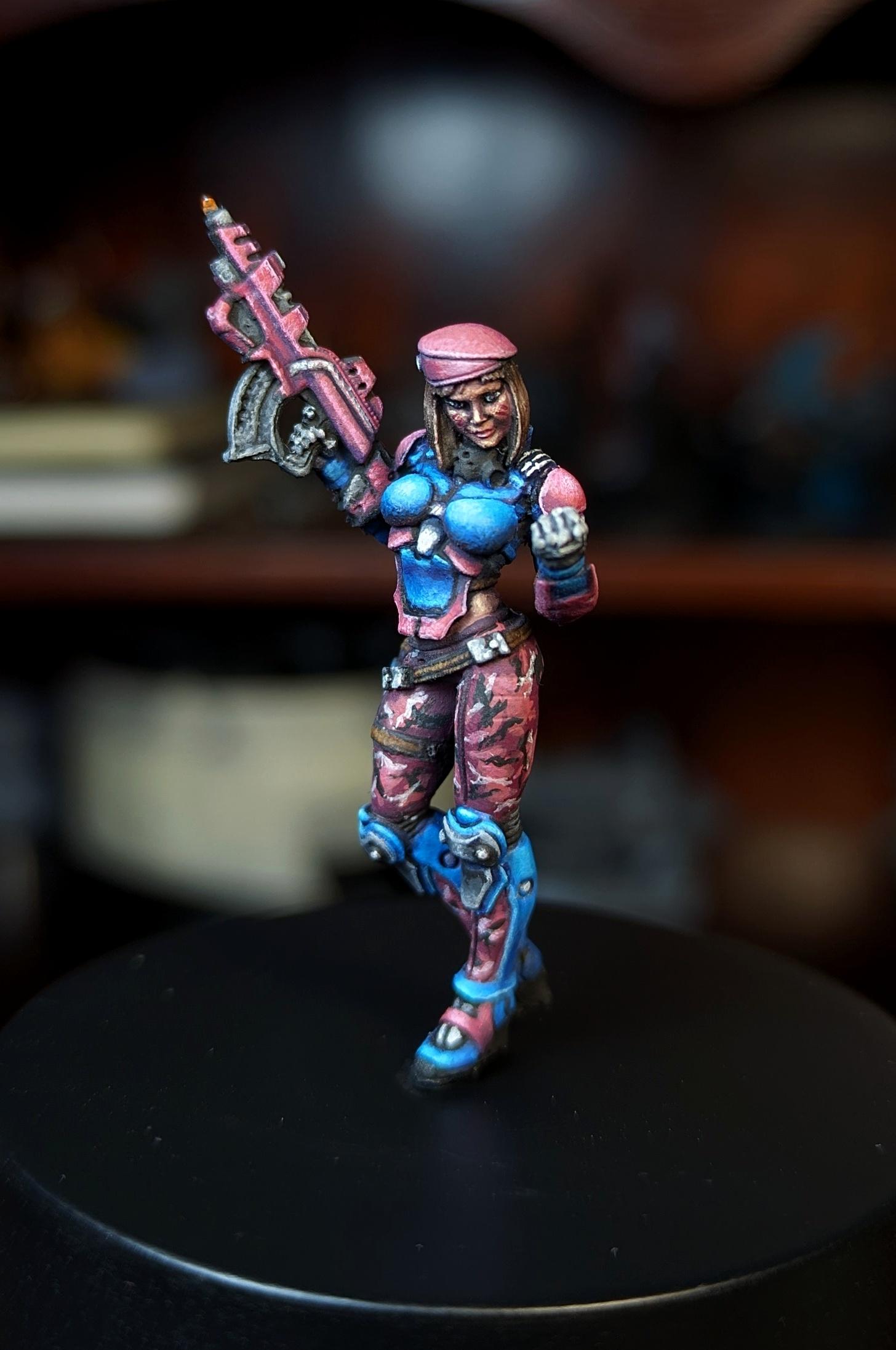 Female, Fusilier, Infinity, Soldier