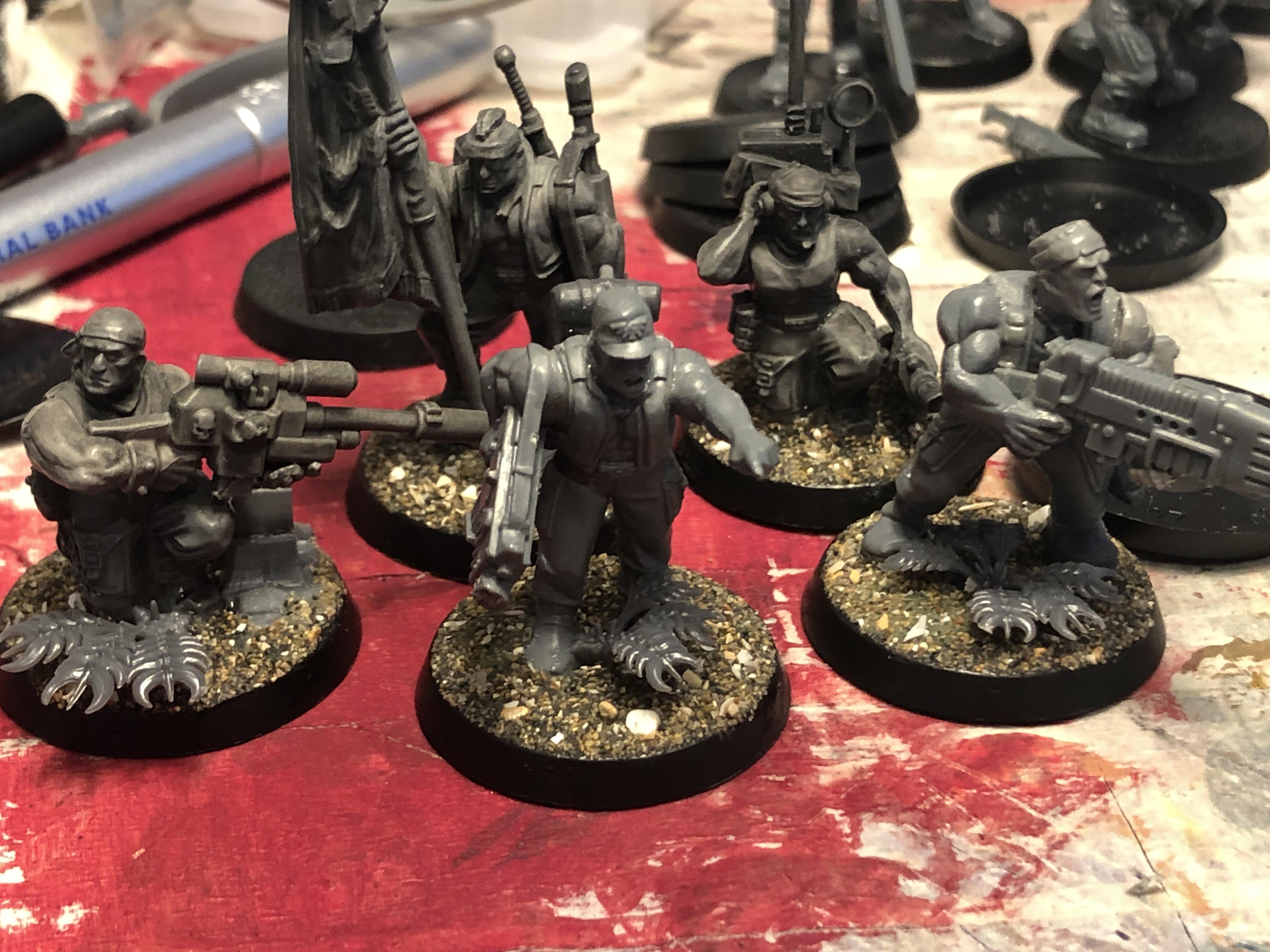 Base, Catachan, Command Squad, Conversion, Jungle, Kitbash, Work In Progress