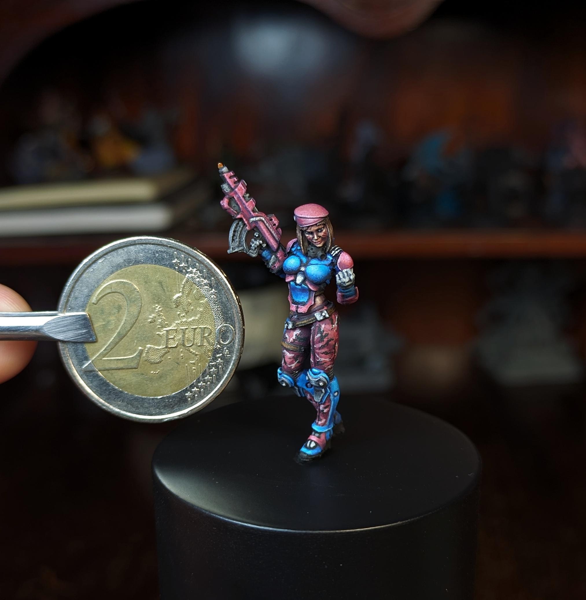 Female, Fusilier, Infinity, Pink, Soldier