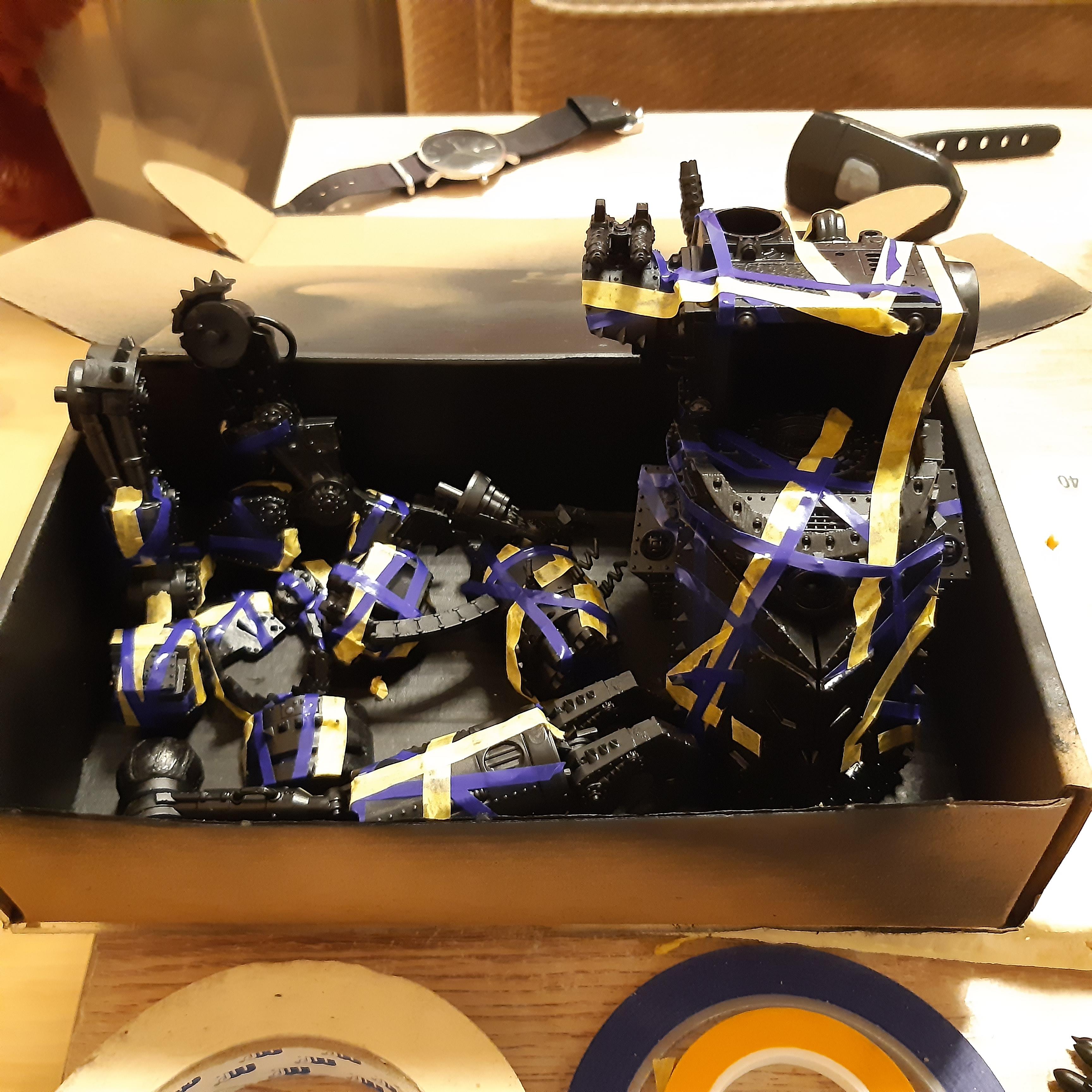 Frankenstrat, Gorkanaut, Morkanaut, Orcs, Orks, Work In Progress