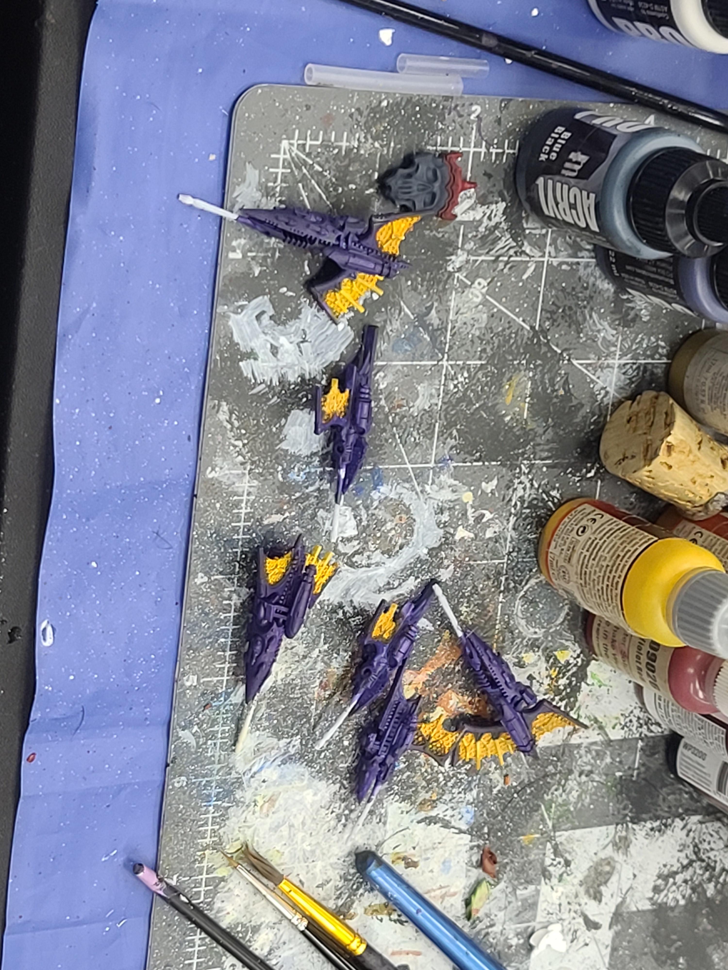Battlefleet Gothic, Eldar, Escorts, Godforge Miniatures, Hellebore, Hemlock, Soulforge Studios