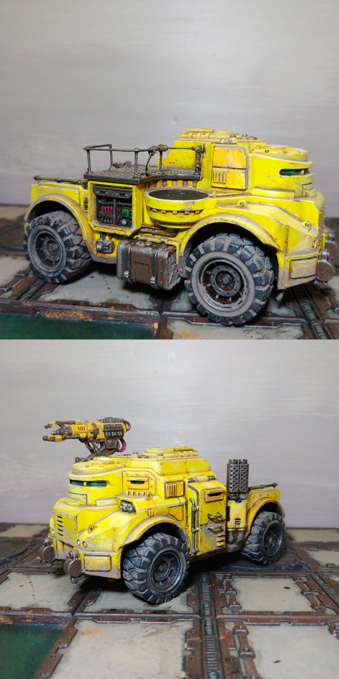 Gsc, Necromunda, Truck, Vehicle, Yellow