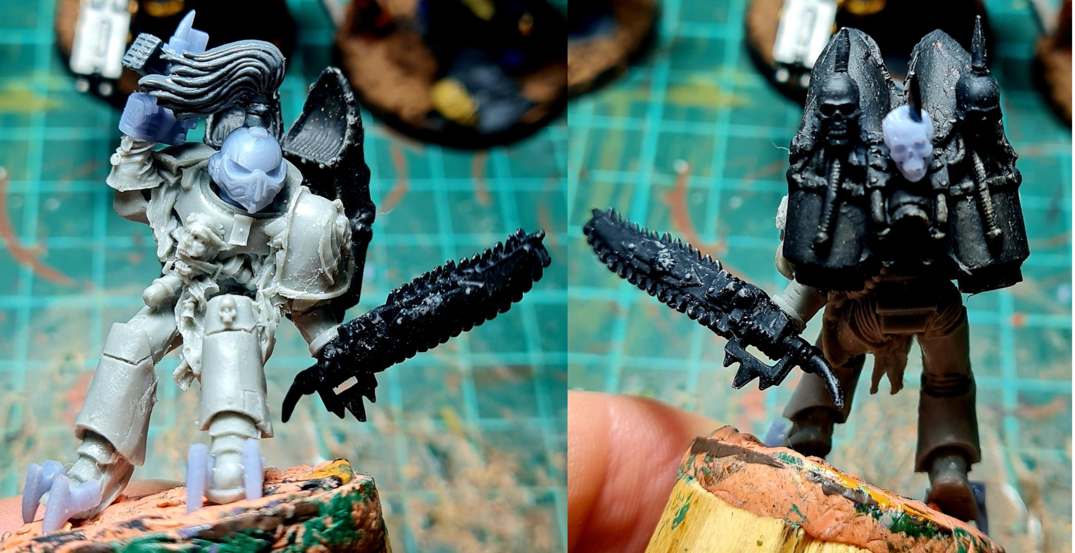 3d Print, Ave Dominus Nox, Casting, Chaos, Chaos Space Marines, Conversion, Fast Attack, Heresy, Heretic Astartes, Infantry, Kitbash, Night Lords, Raptors, Rebuild, Traitor Legions, Trophy, Warhammer 40,000, Work In Progress