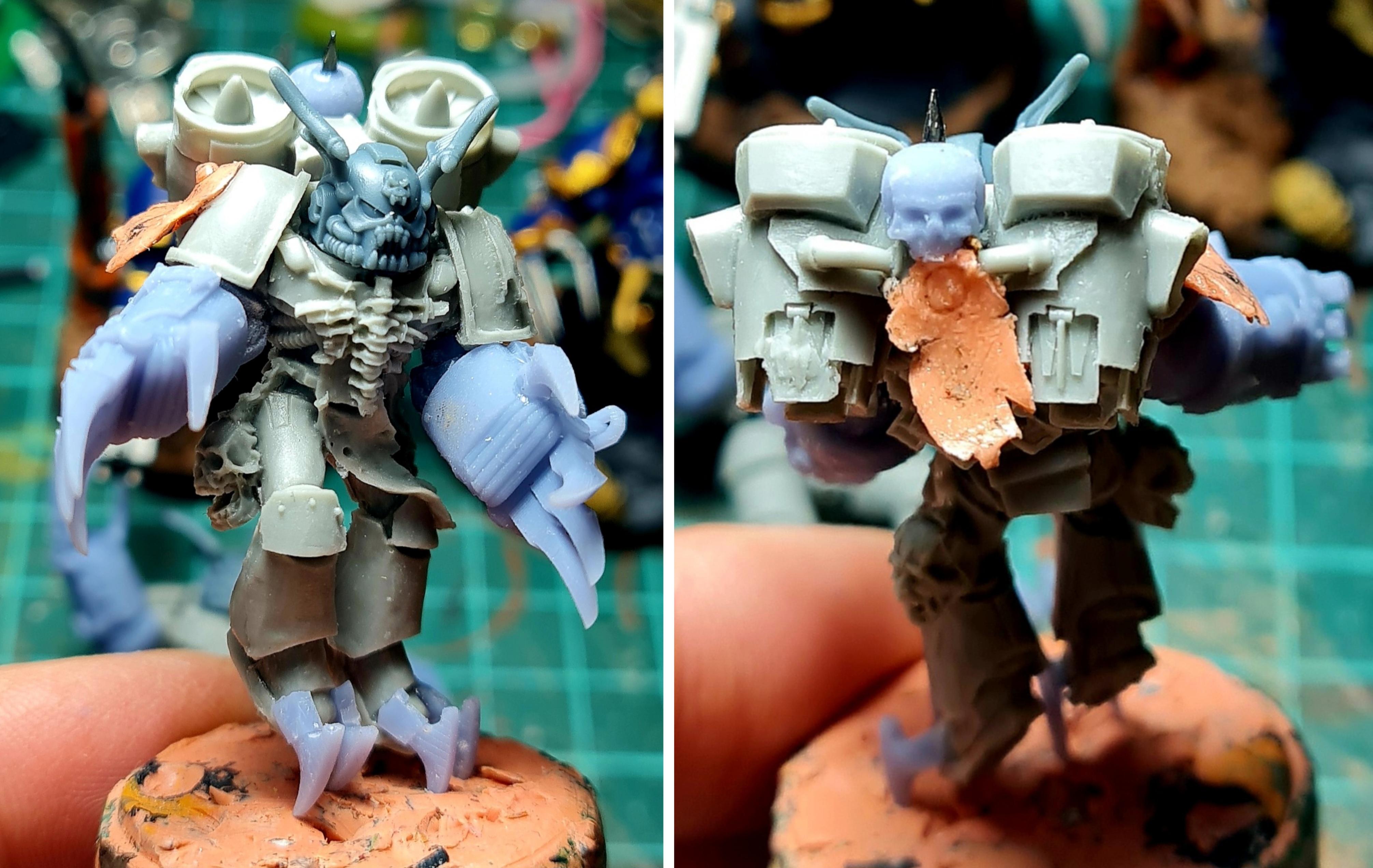 3d Print, Ave Dominus Nox, Casting, Chaos, Chaos Space Marines, Conversion, Fast Attack, Heresy, Heretic Astartes, Infantry, Kitbash, Lightning Claws, Night Lords, Raptors, Rebuild, Traitor Legions, Trophy, Warhammer 40,000, Work In Progress