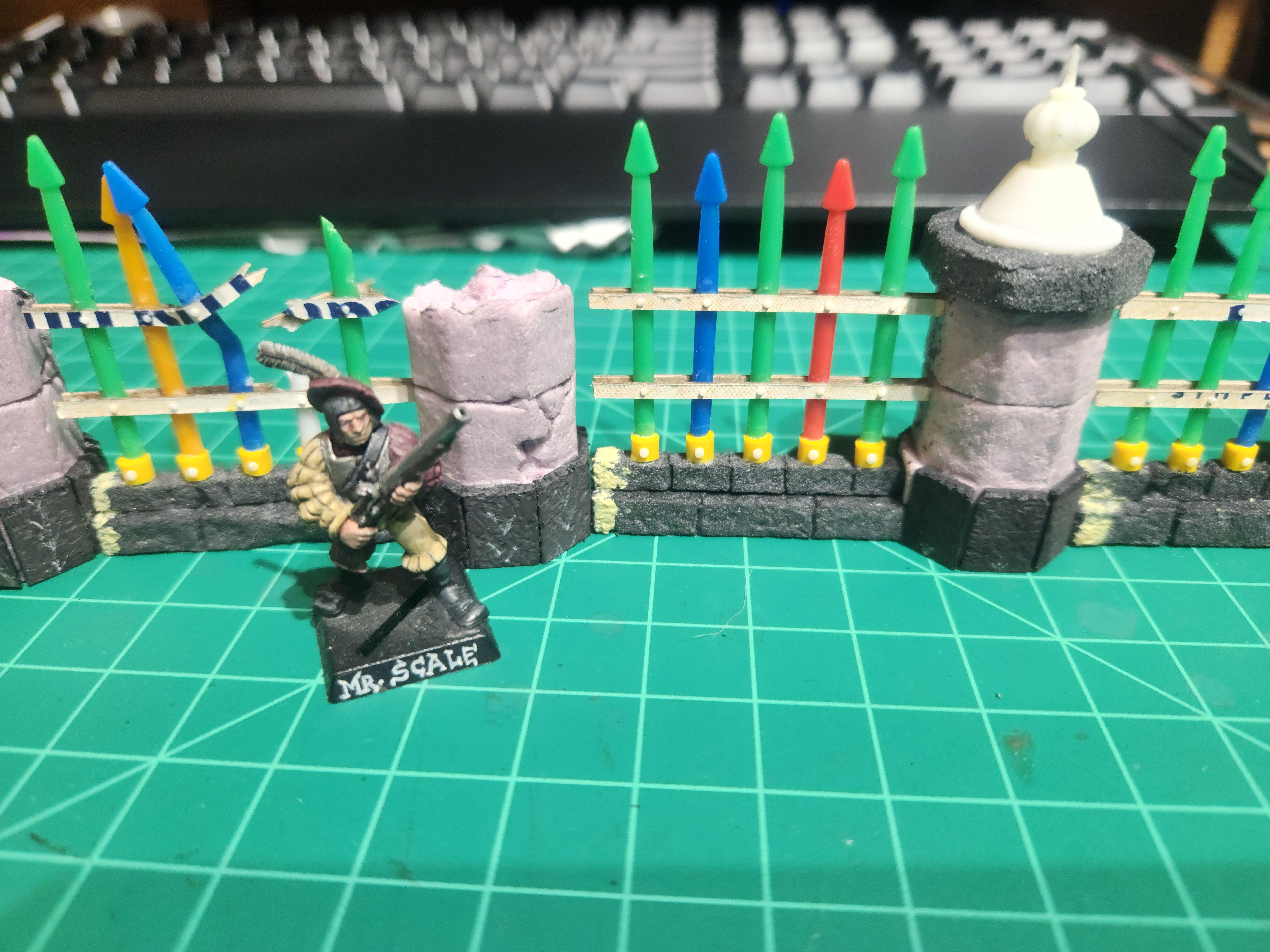 Empire, Fence, Magnet, Modula, Mordheim, Scratch Build, Terrain, Warhammer Fantasy