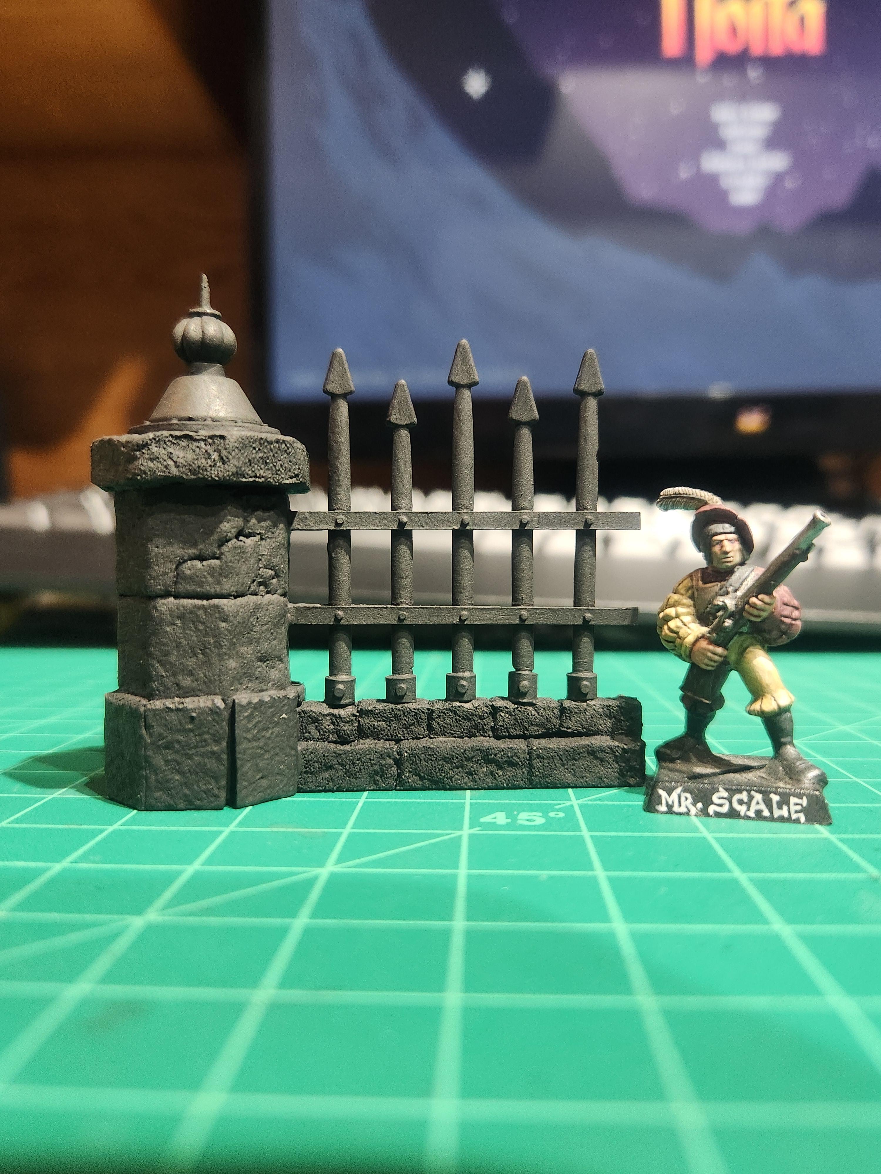 Empire, Fence, Magnet, Modula, Mordheim, Scratch Build, Terrain, Warhammer Fantasy