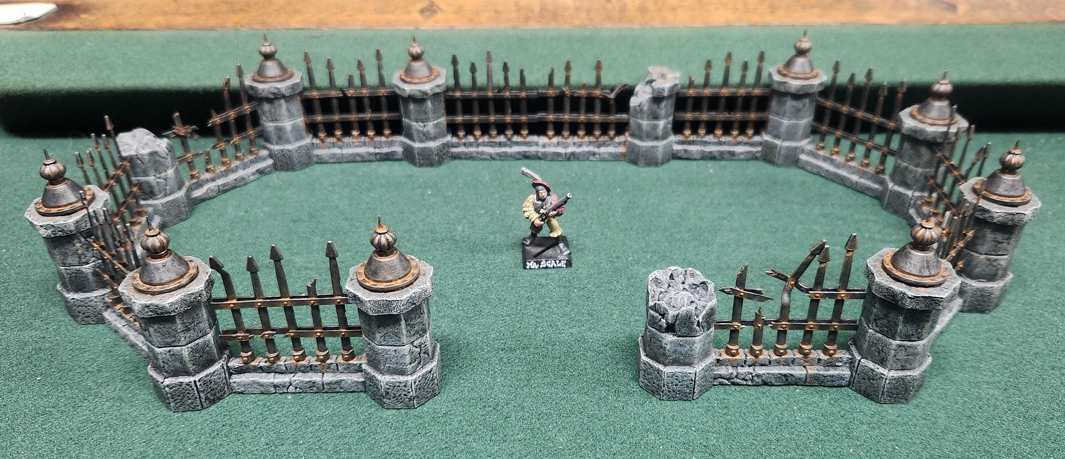 Empire, Fence, Magnet, Modula, Mordheim, Scratch Build, Terrain, Warhammer Fantasy