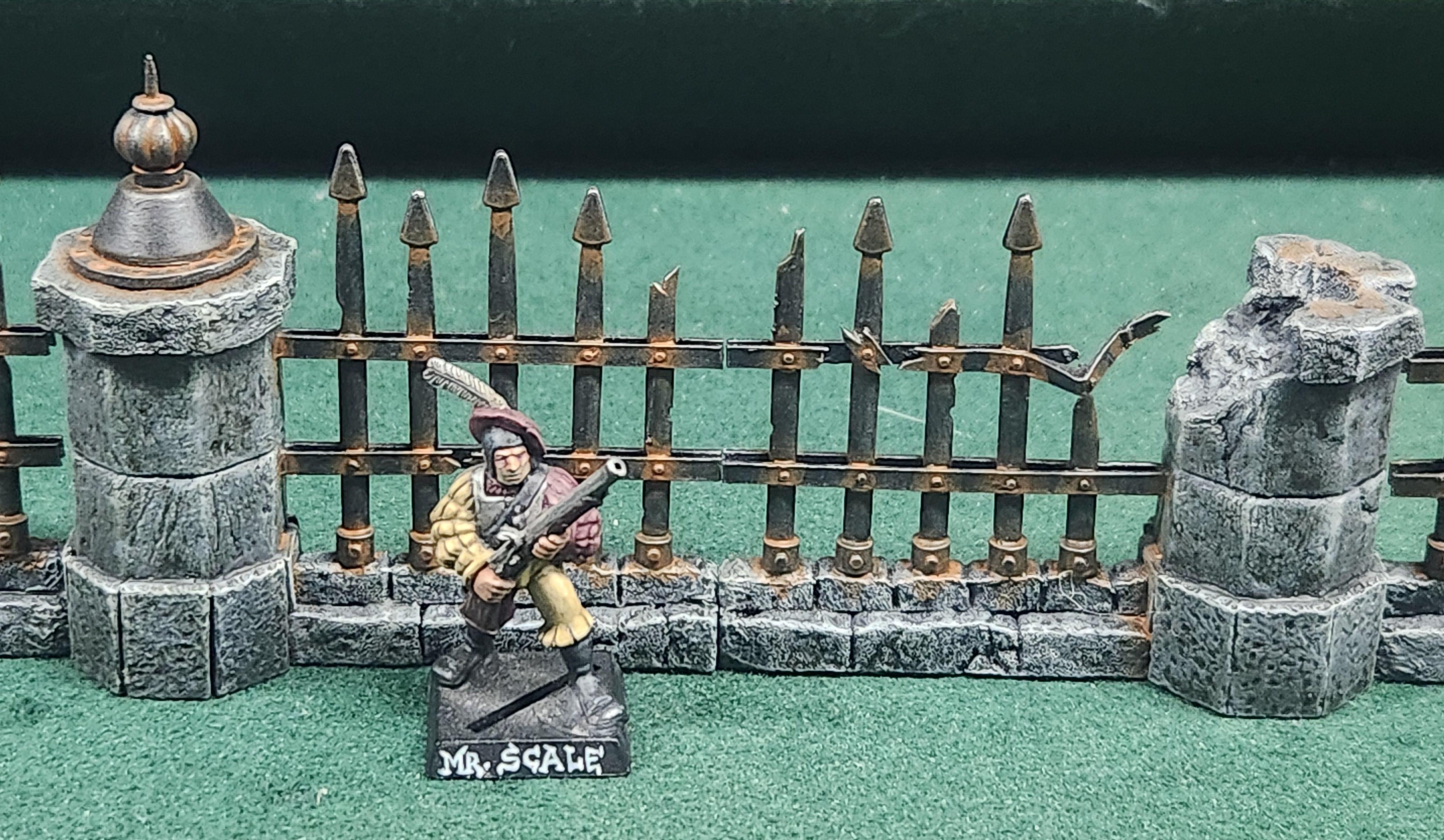 Empire. Fence, Magnet, Modula, Mordheim, Scratch Build, Terrain, Warhammer Fantasy