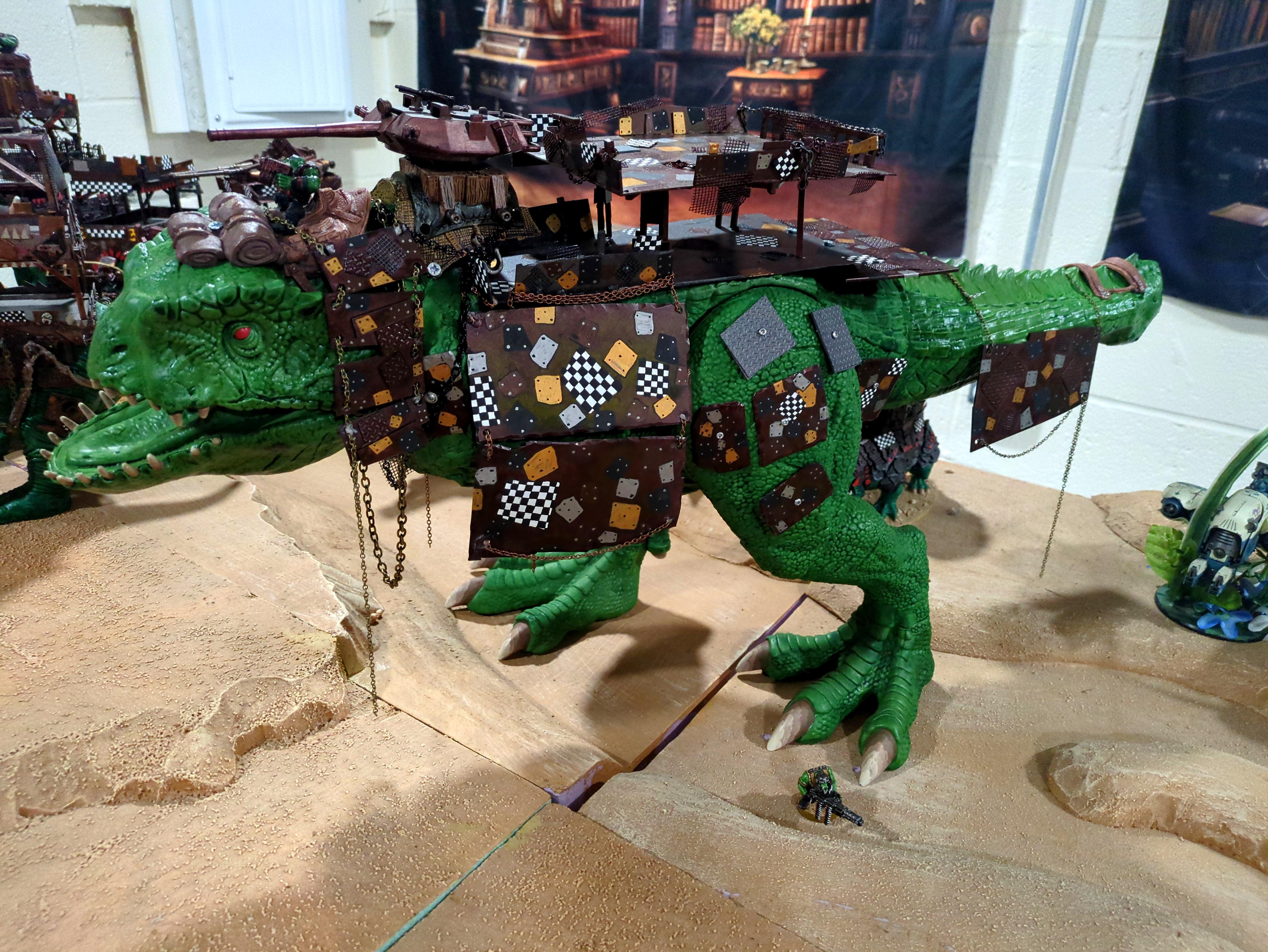 Feral Orks, Orkeosaurus, Squiggoth