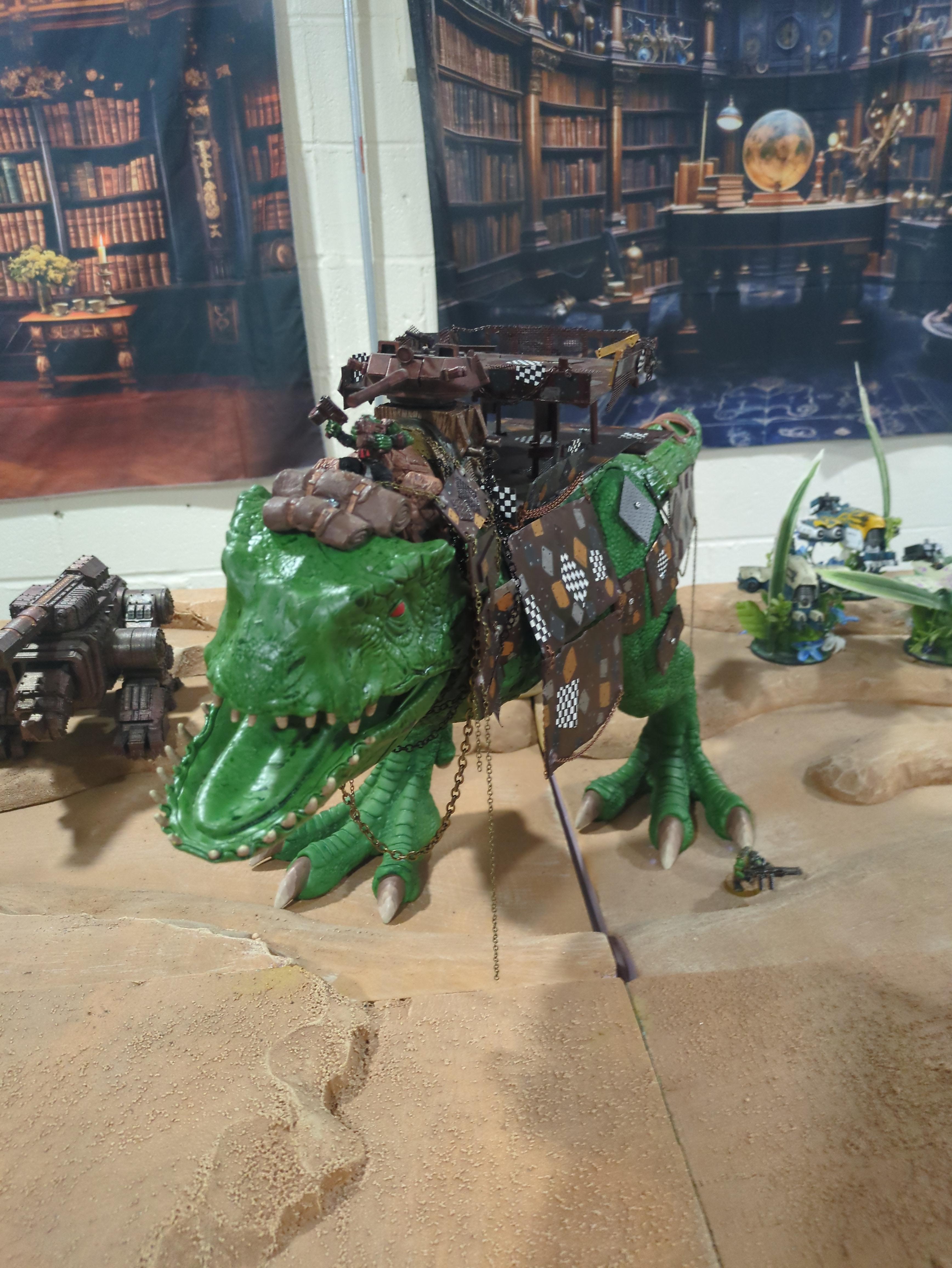 Feral Orks, Orkeosaurus, Squiggoth