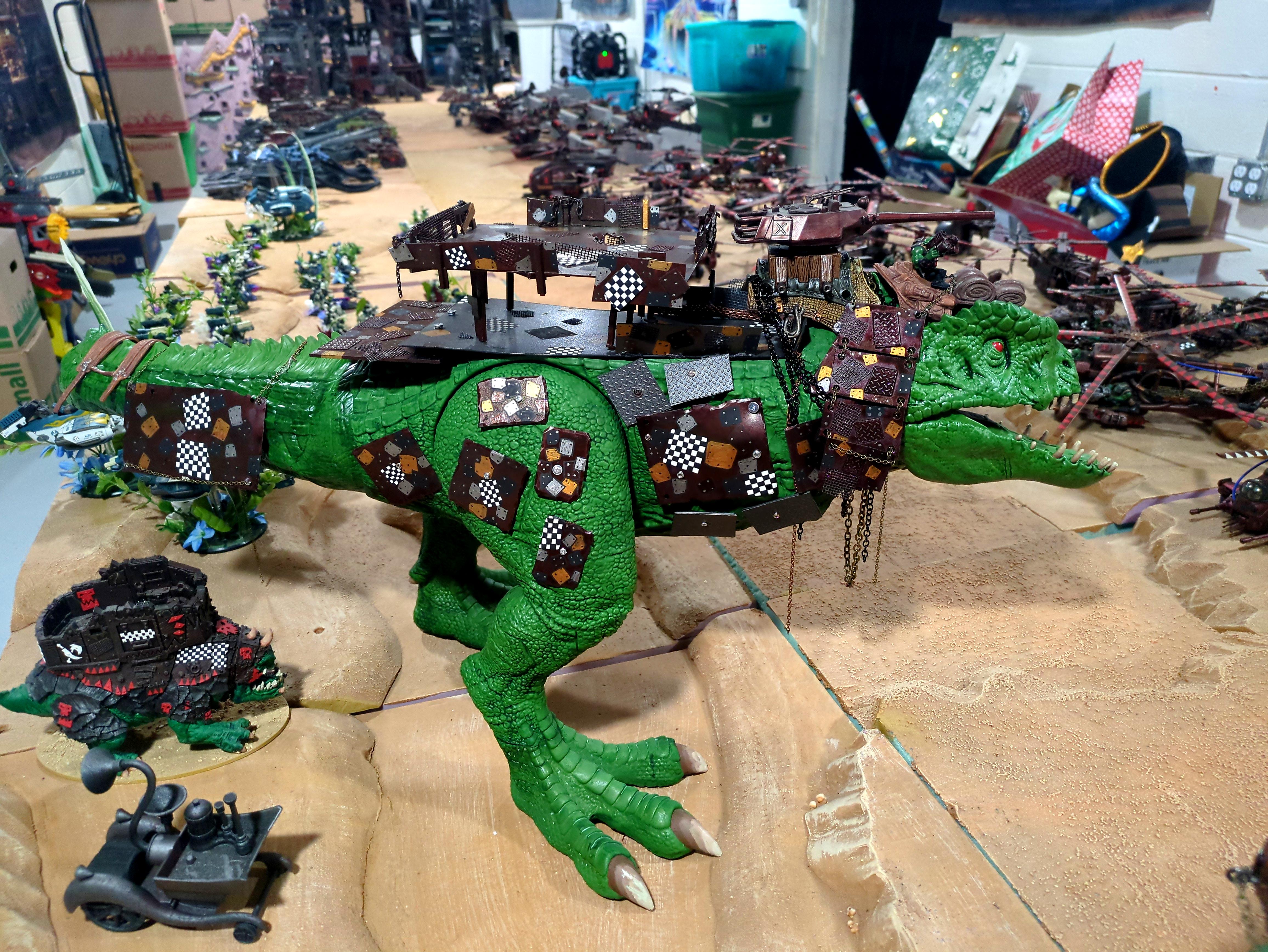 Feral Ork, Orkeosaurus, Squiggoth