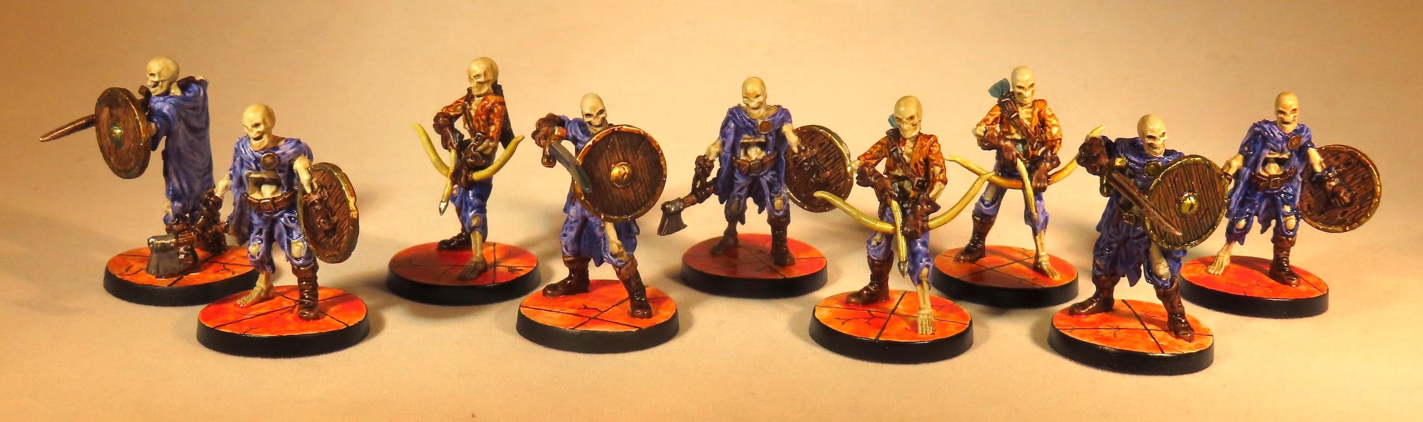 Dungeon Saga, Mantic Games, Skeletons