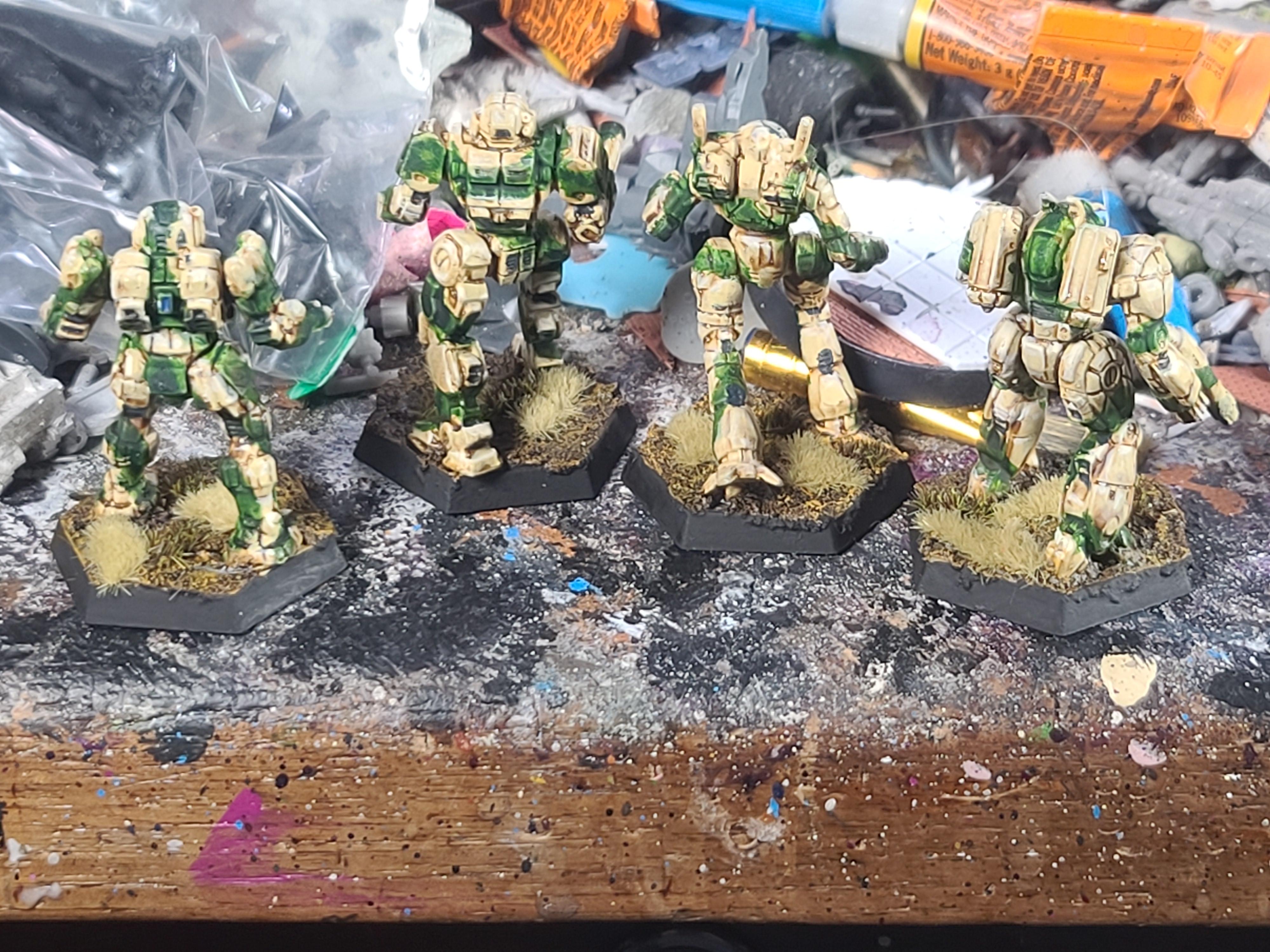 Battletech, Camouflage, Catalyst Game Labs, Chameleon, Clint, Firestarter, Mech, Ostscout