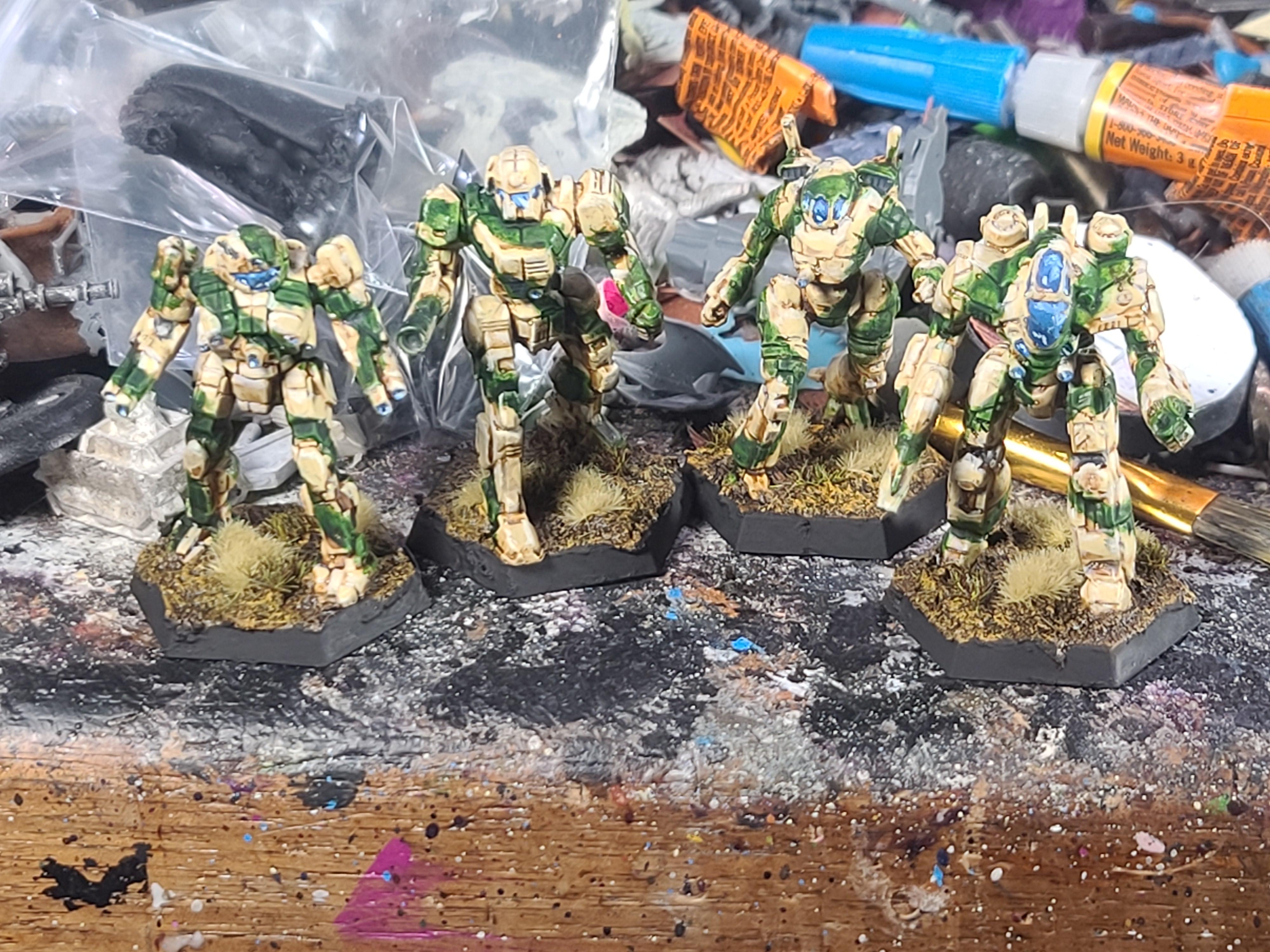 Battletech, Camouflage, Catalyst Game Labs, Chameleon, Clint, Firestarter, Mech, Ostscout