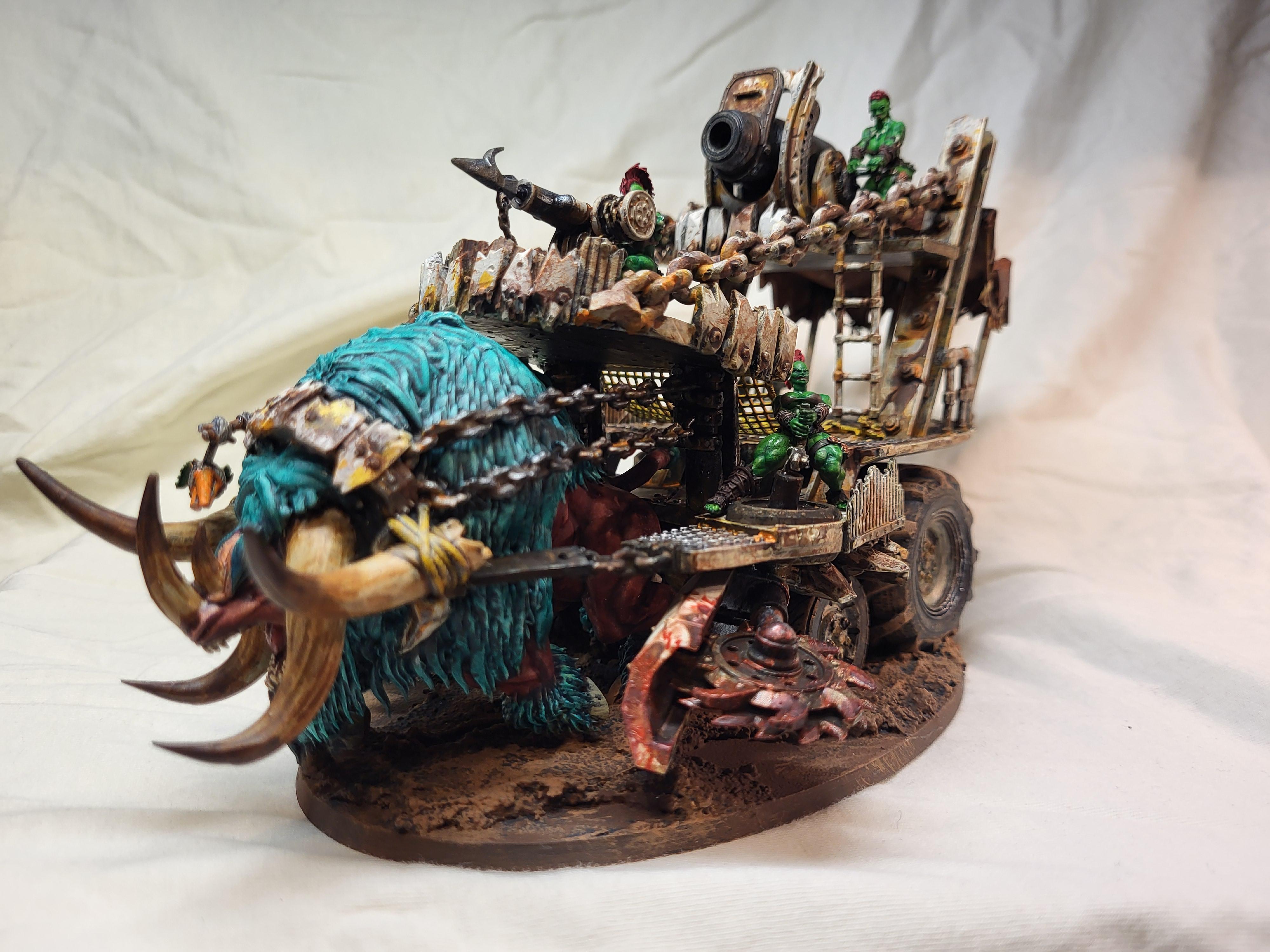 Across The Realms, Beasthunters, Chariot, Orcs, She-orc