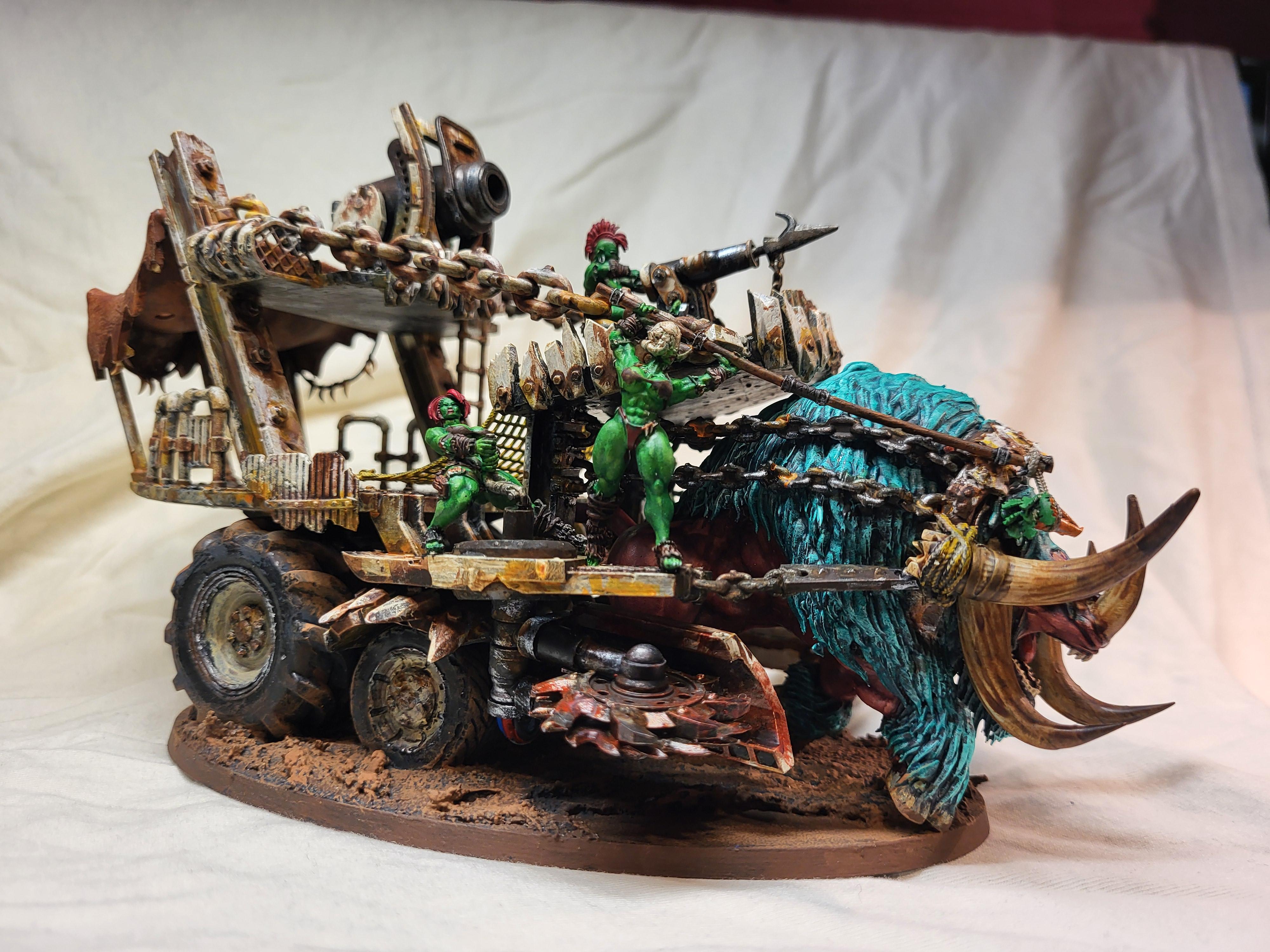 Across The Realms, Beasthunters, Chariot, Female, Orcs, She-orc