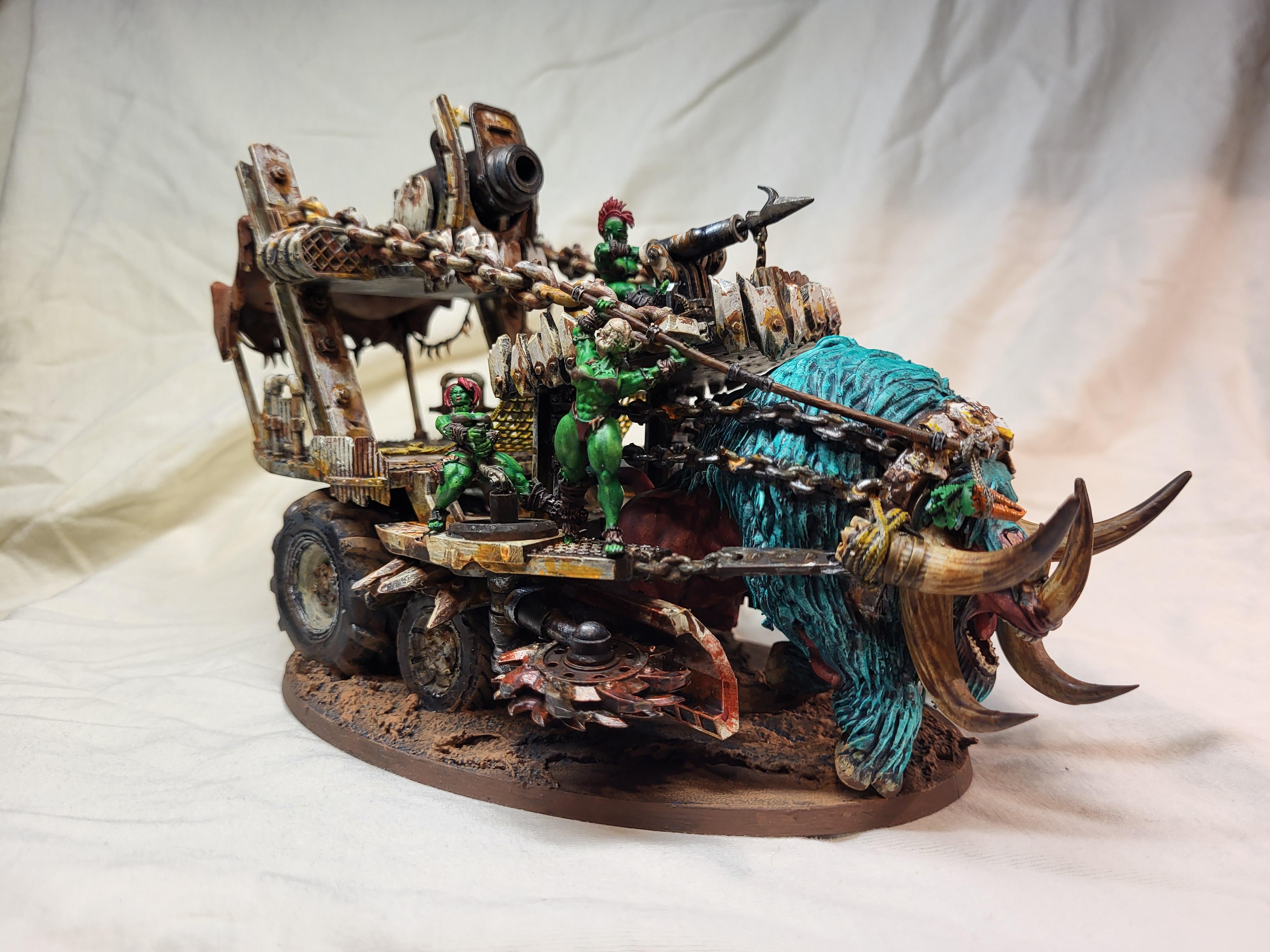 Across The Realms, Battlewagon, Beasthunters, Chariot, Female, Orcs, She-orc