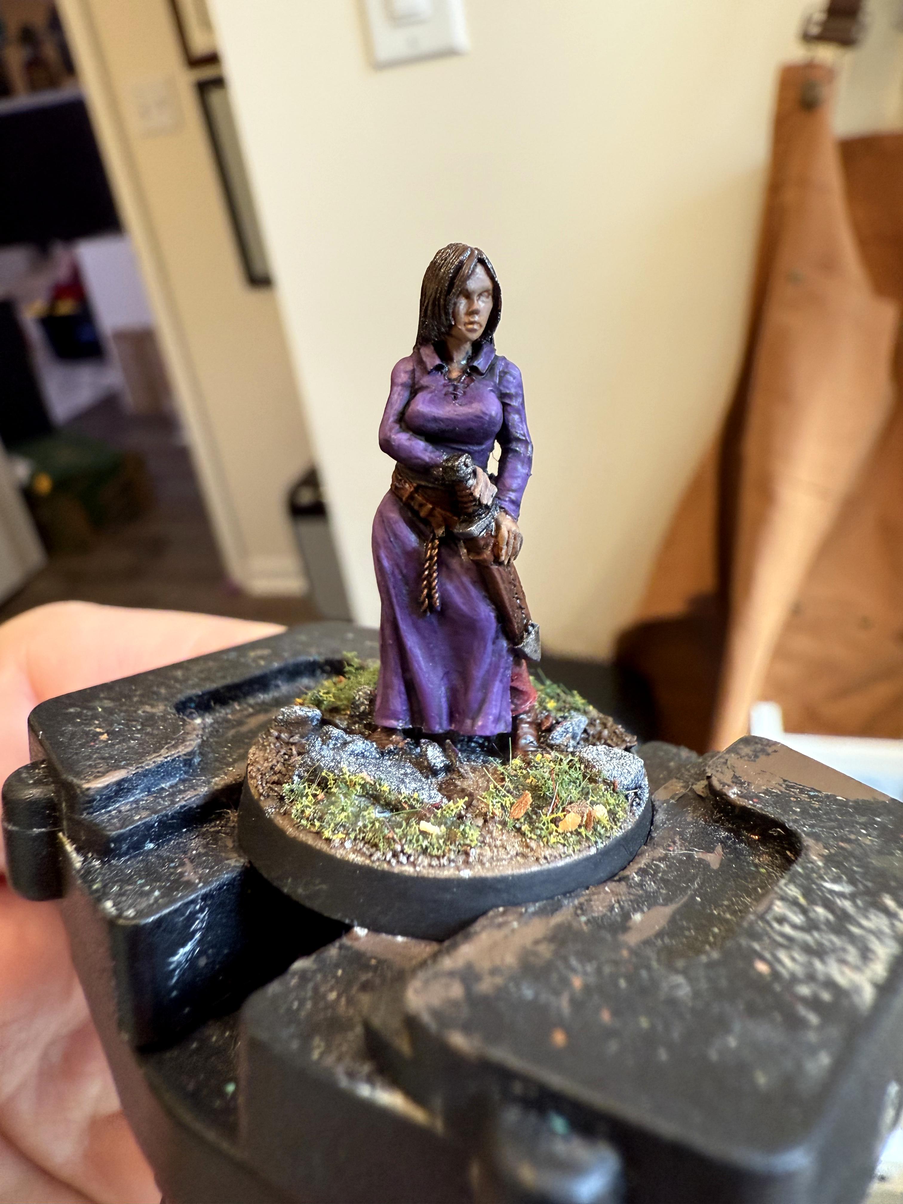 Hasslefree Miniatures, Swordwoman, Warhammer Fantasy