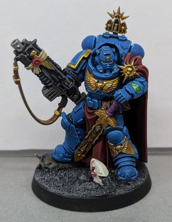 Captain, Gravis Armour, Space Marines, Ultramarines