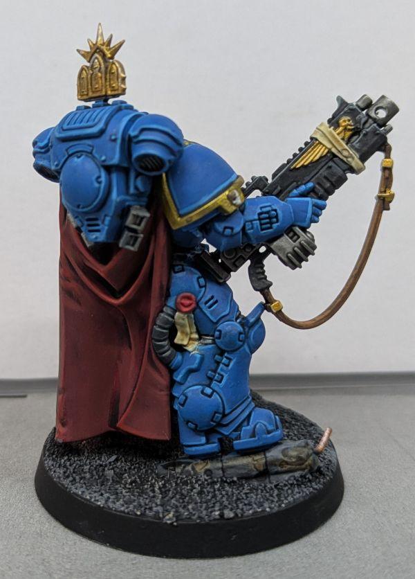 Captain, Gravis Armour, Space Marines, Ultramarines
