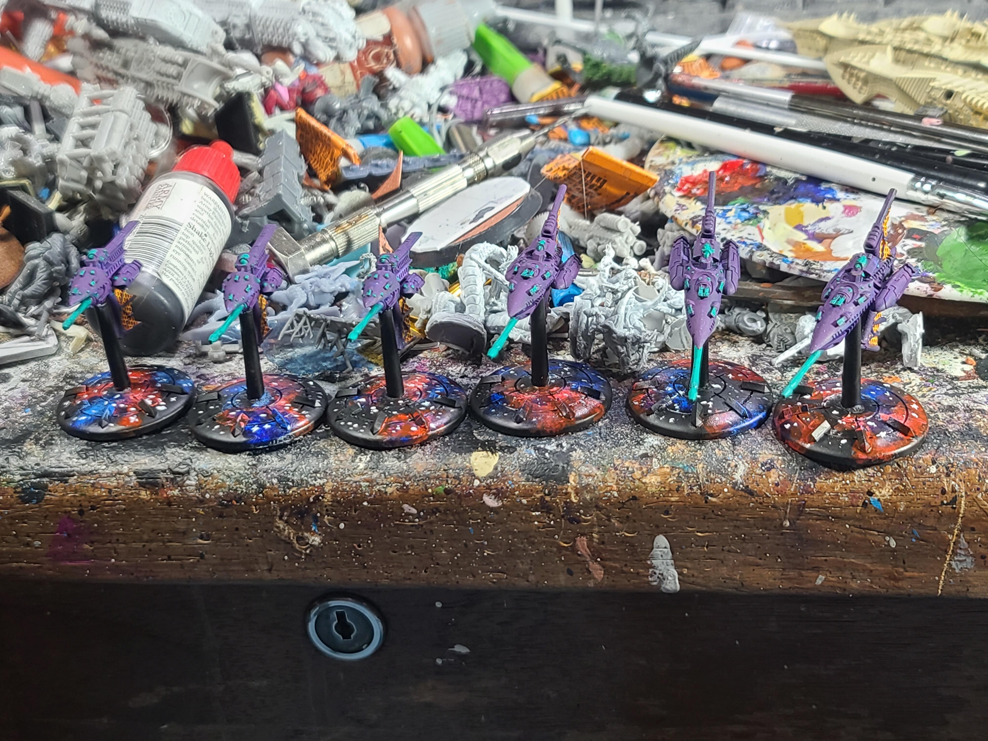 Battlefleet Gothic, Eldar, Escort, Godforge Miniatures, Hellebore, Hemlock, Soul Forge Studios