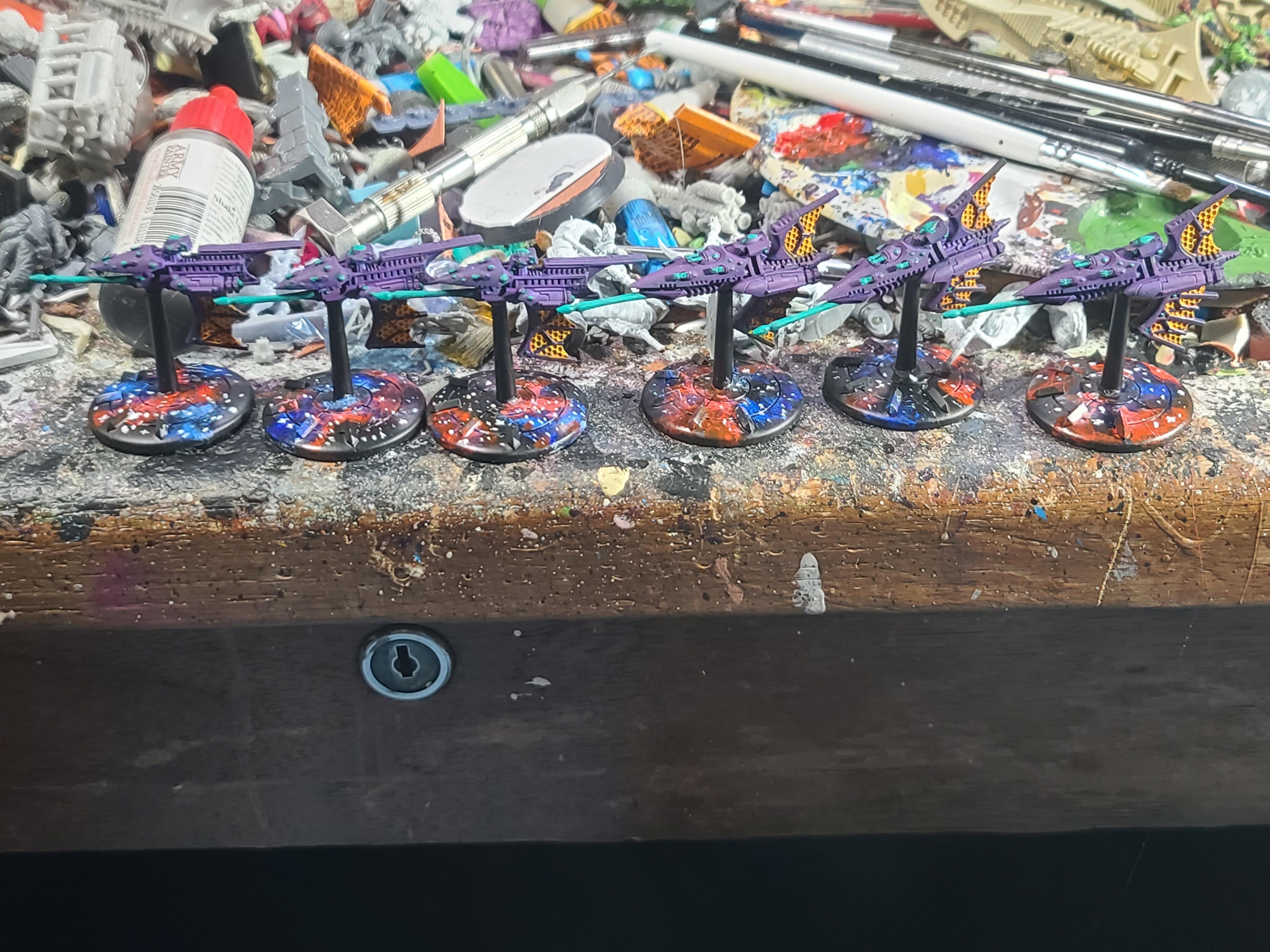 Battlefleet Gothic, Eldar, Escort, Godforge Miniatures, Hellebore, Hemlock, Soul Forge Studios