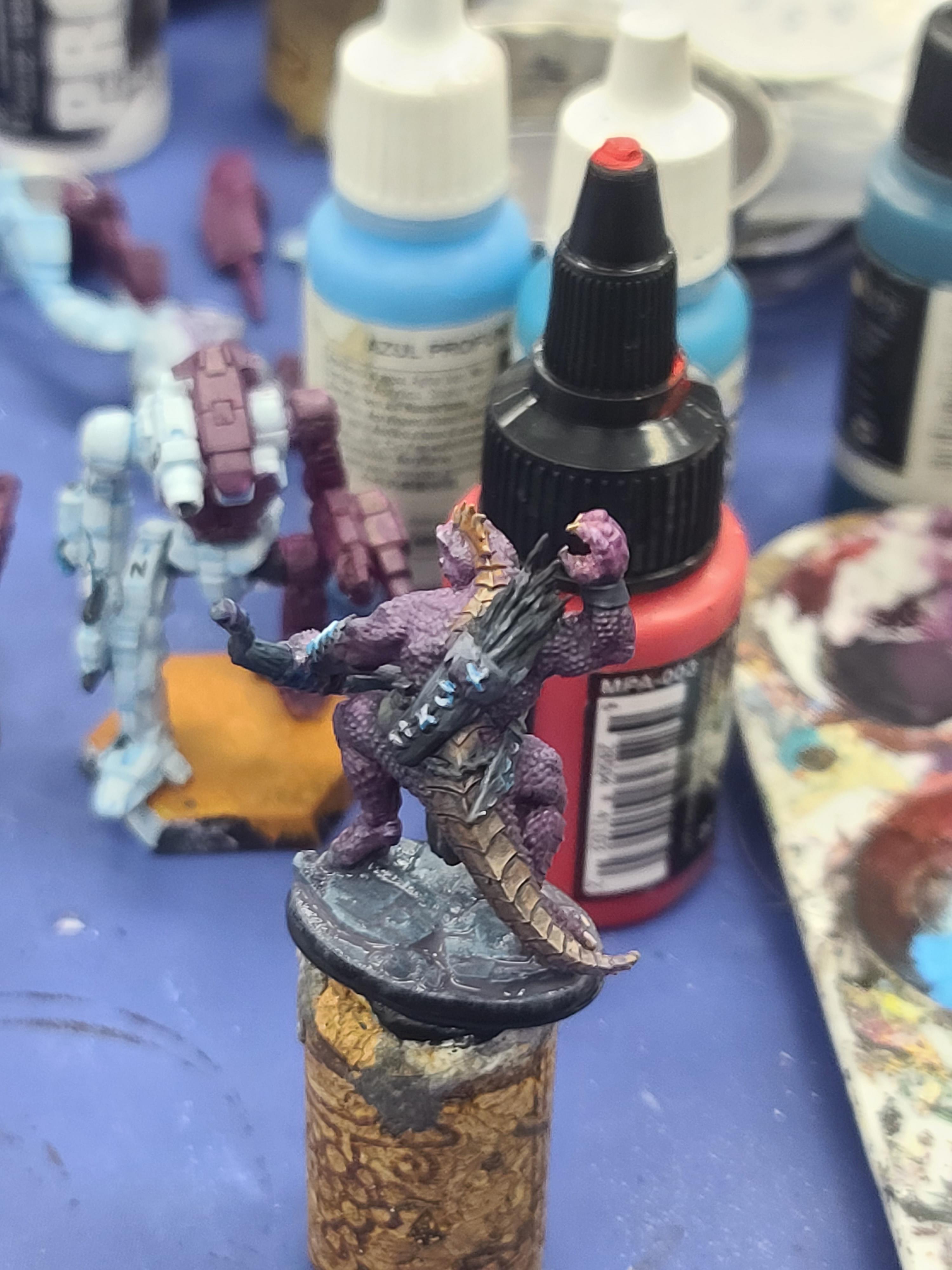 Archers, Dungeons And Dragons, Lizard Man, Reaper Miniatures, Waspnettle Lizardfolk
