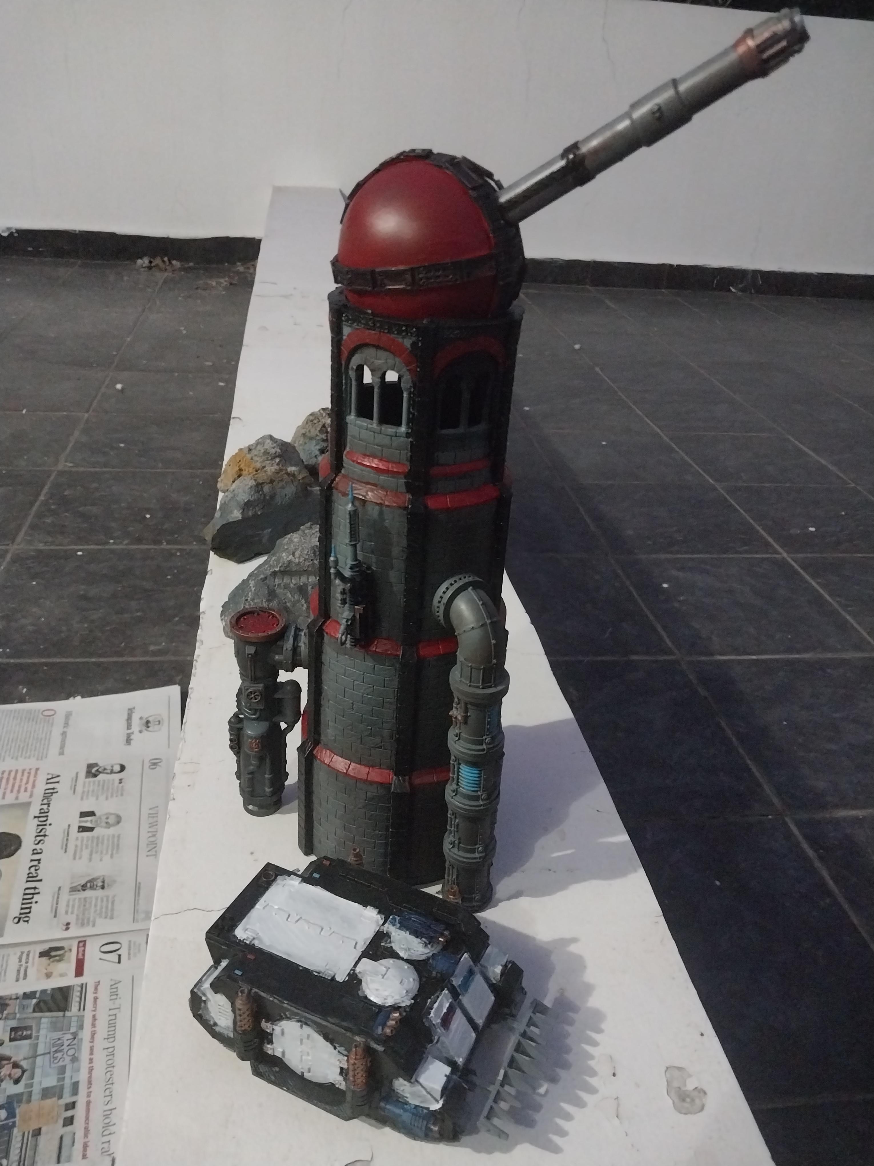 Defense Laser, Gondor, Lord Of The Rings, Terrain, Tower, Warhammer 40,000