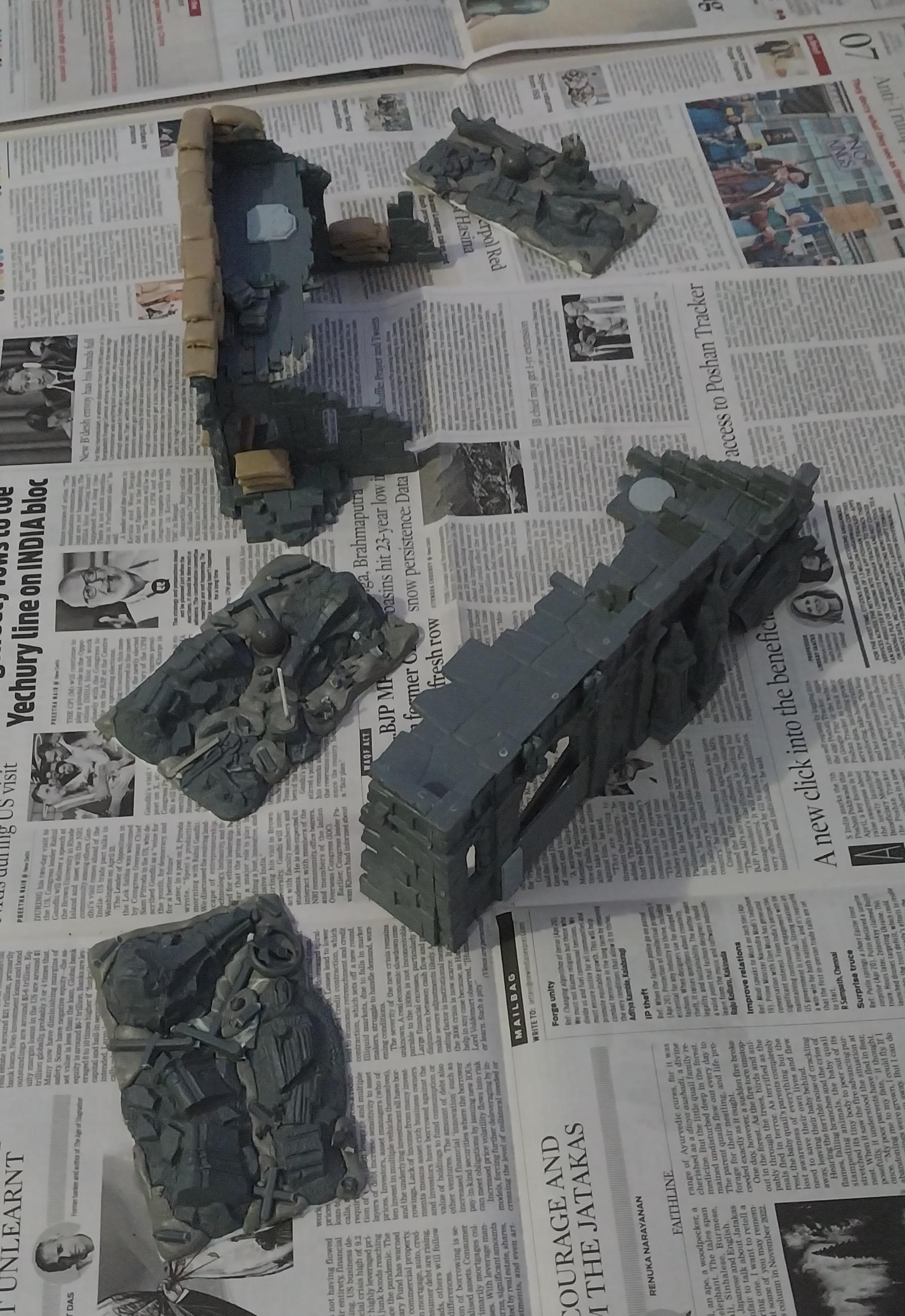 Lord Of The Rings, Ruins, Terrain, Warhammer 40,000, Work In Progress